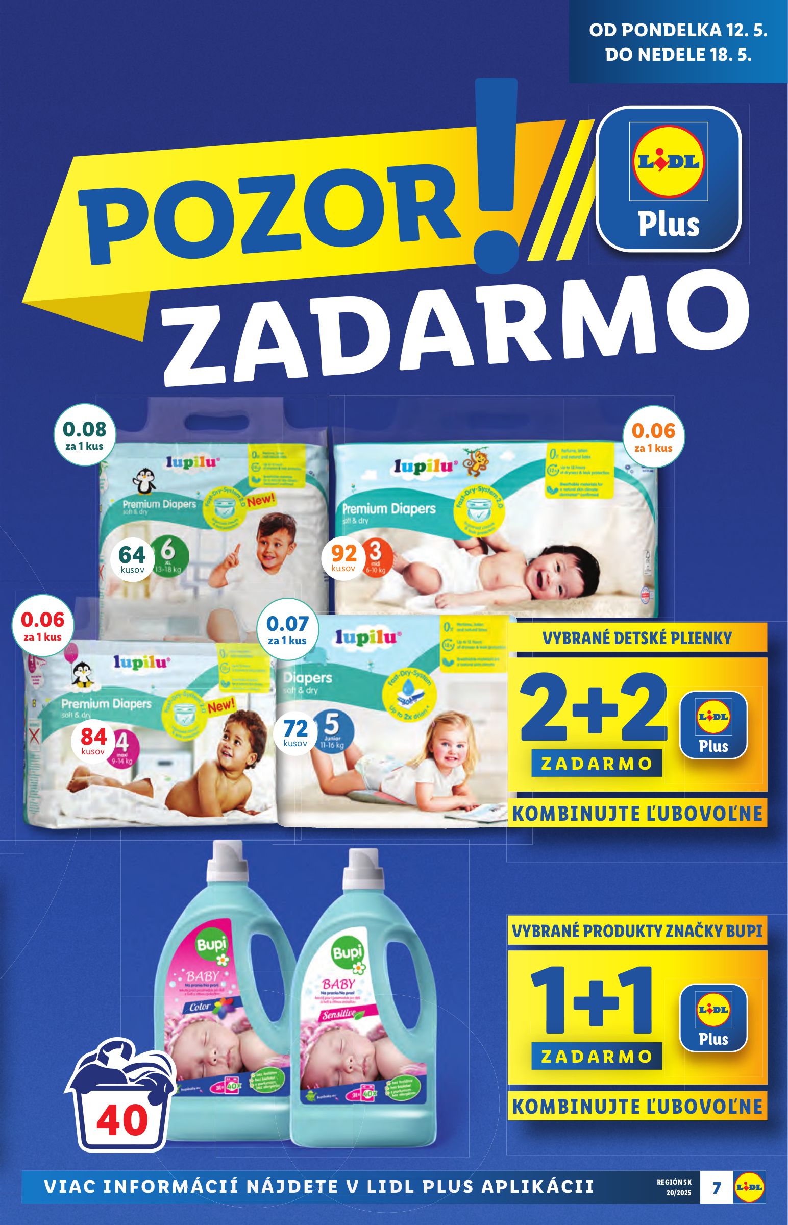 lidl - Lidl - Špeciálne akcie - vybrané predajne leták platný od 12.05. - 18.05. - page: 7