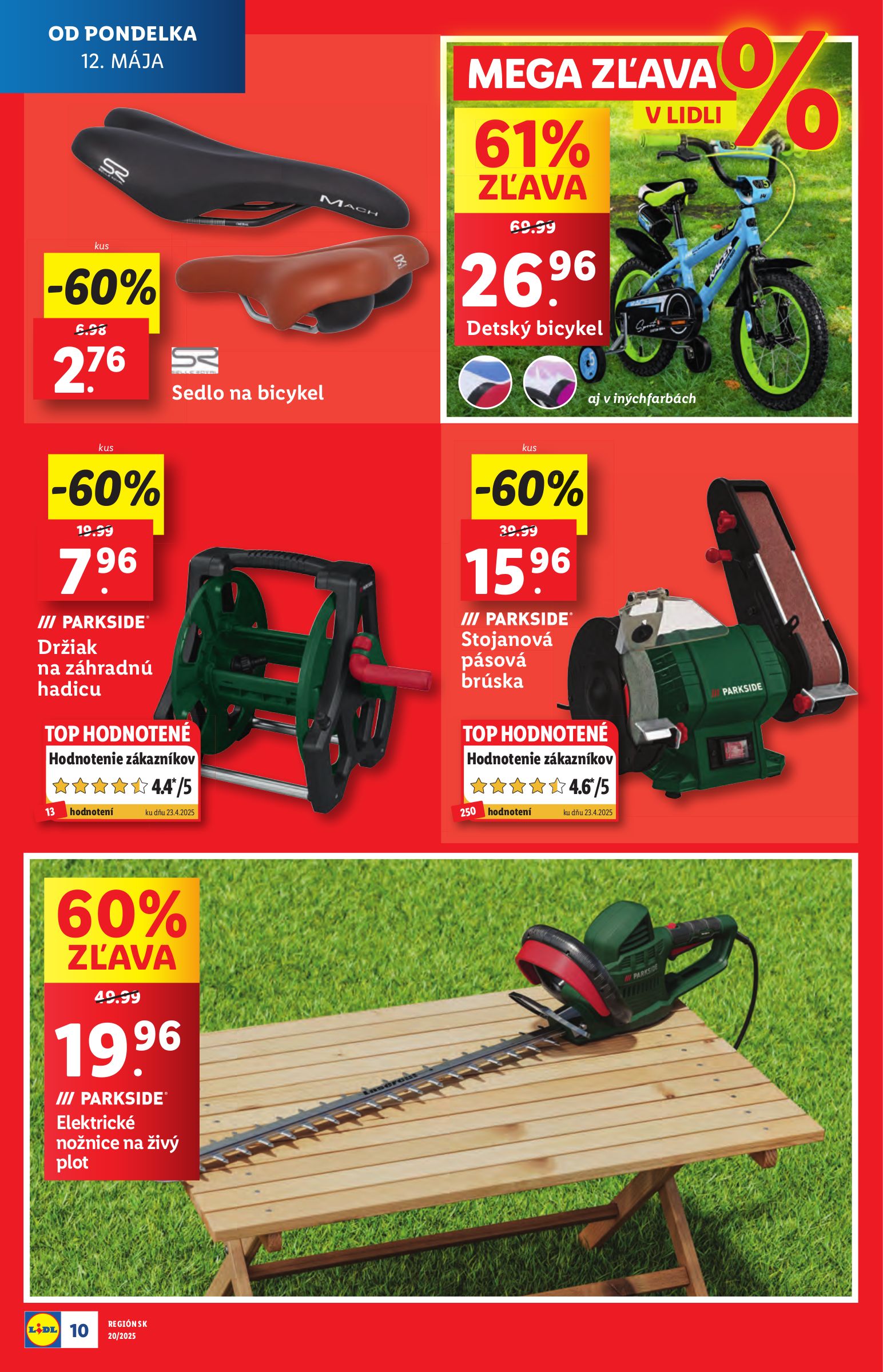 lidl - Lidl - Špeciálne akcie - vybrané predajne leták platný od 12.05. - 18.05. - page: 10