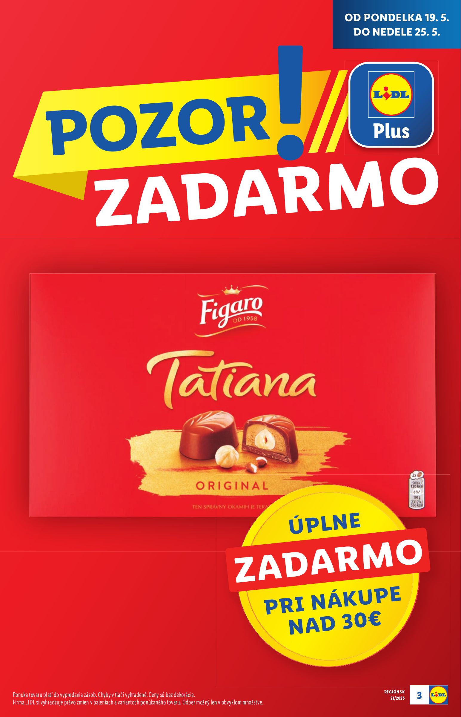 lidl - Lidl - Extra akcie pre vybrané predajne leták platný od 19.05. - 25.05. - page: 3