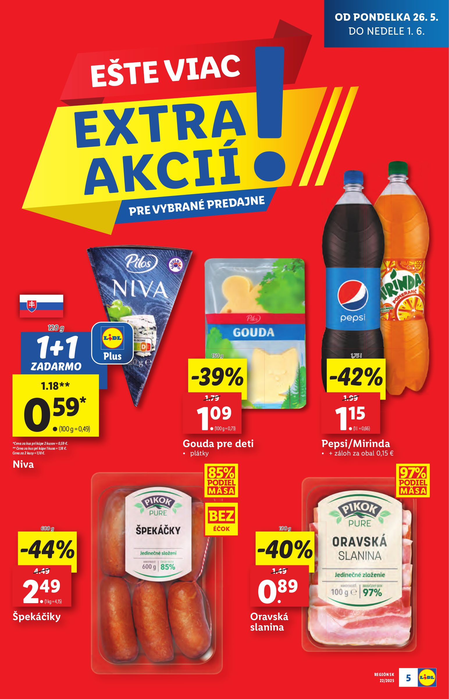 lidl - Lidl - Špeciálne akcie - vybrané predajne leták platný od 26.05. - 01.06. - page: 5