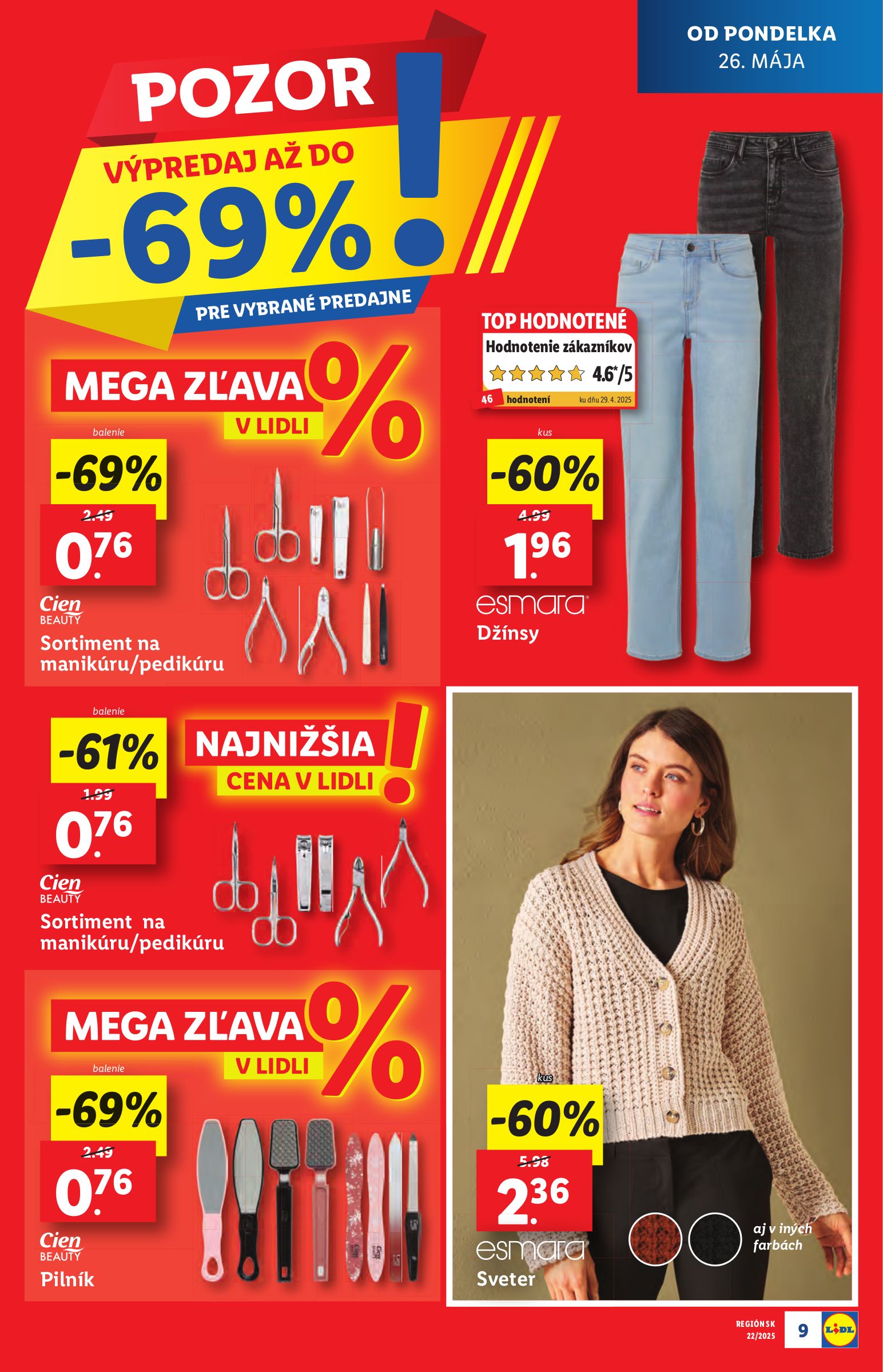 lidl - Lidl - Špeciálne akcie - vybrané predajne leták platný od 26.05. - 01.06. - page: 9