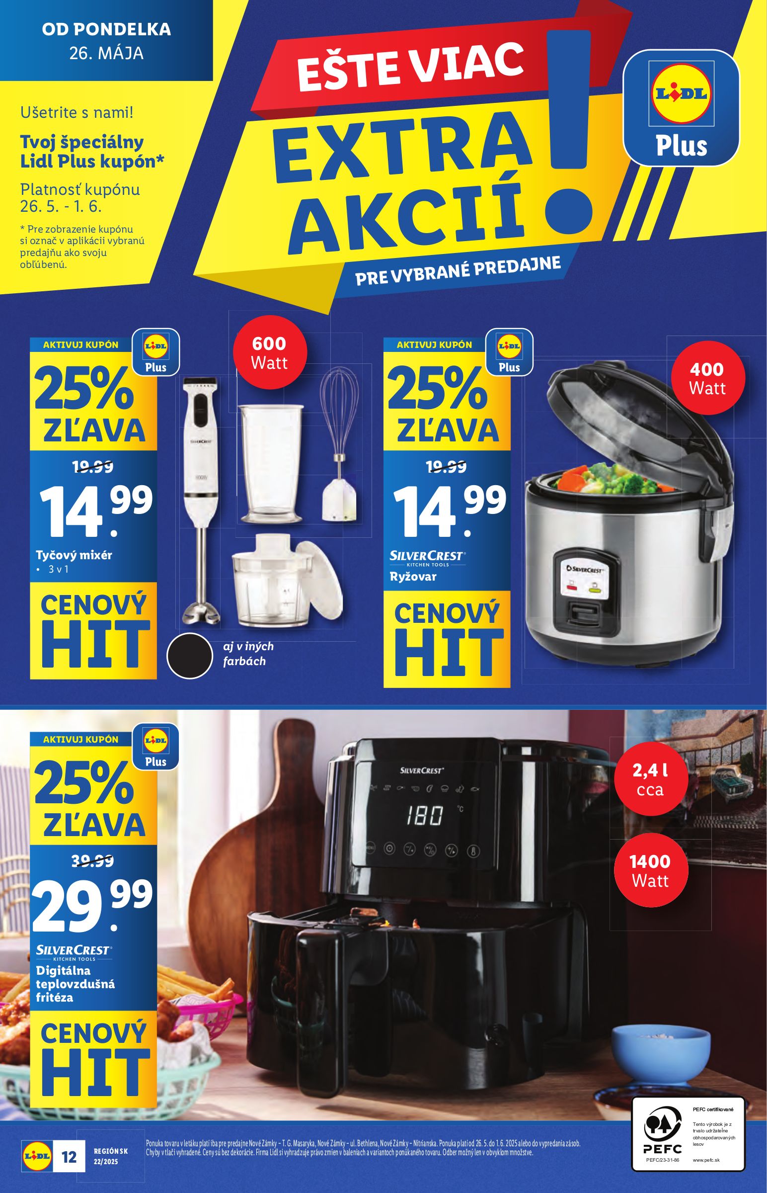 lidl - Lidl - Špeciálne akcie - vybrané predajne leták platný od 26.05. - 01.06. - page: 12