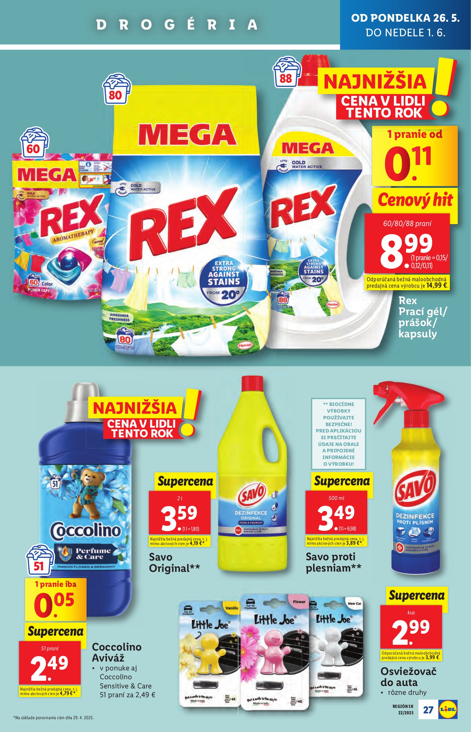 lidl - Lidl leták platný od 26.05. - 01.06. - page: 39 lidl - Lidl leták platný od 26.05. - 01.06. - page: 39