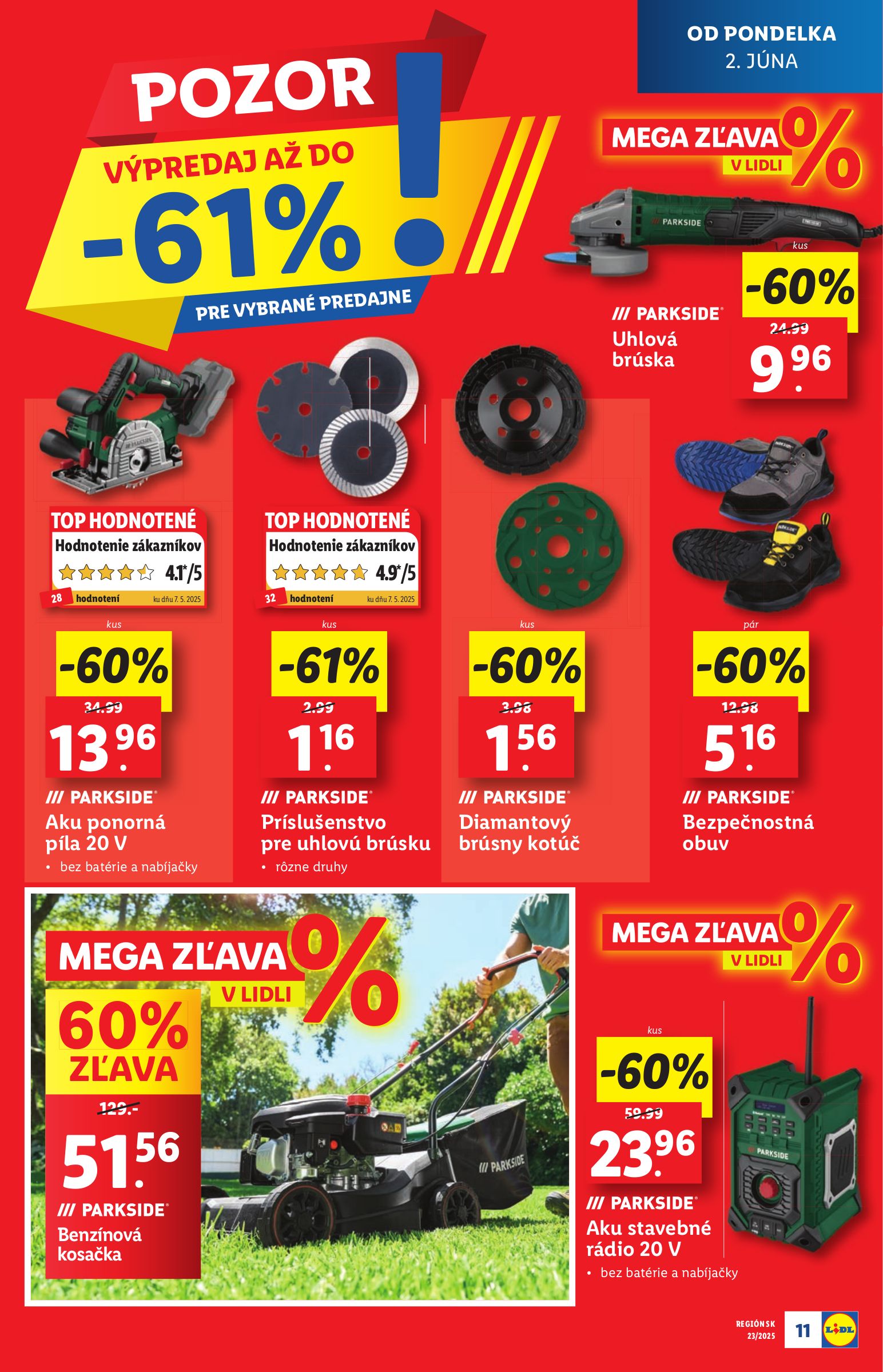 lidl - Lidl - Extra akcie pre vybrané predajne leták platný od 02.06. - 08.06. - page: 11