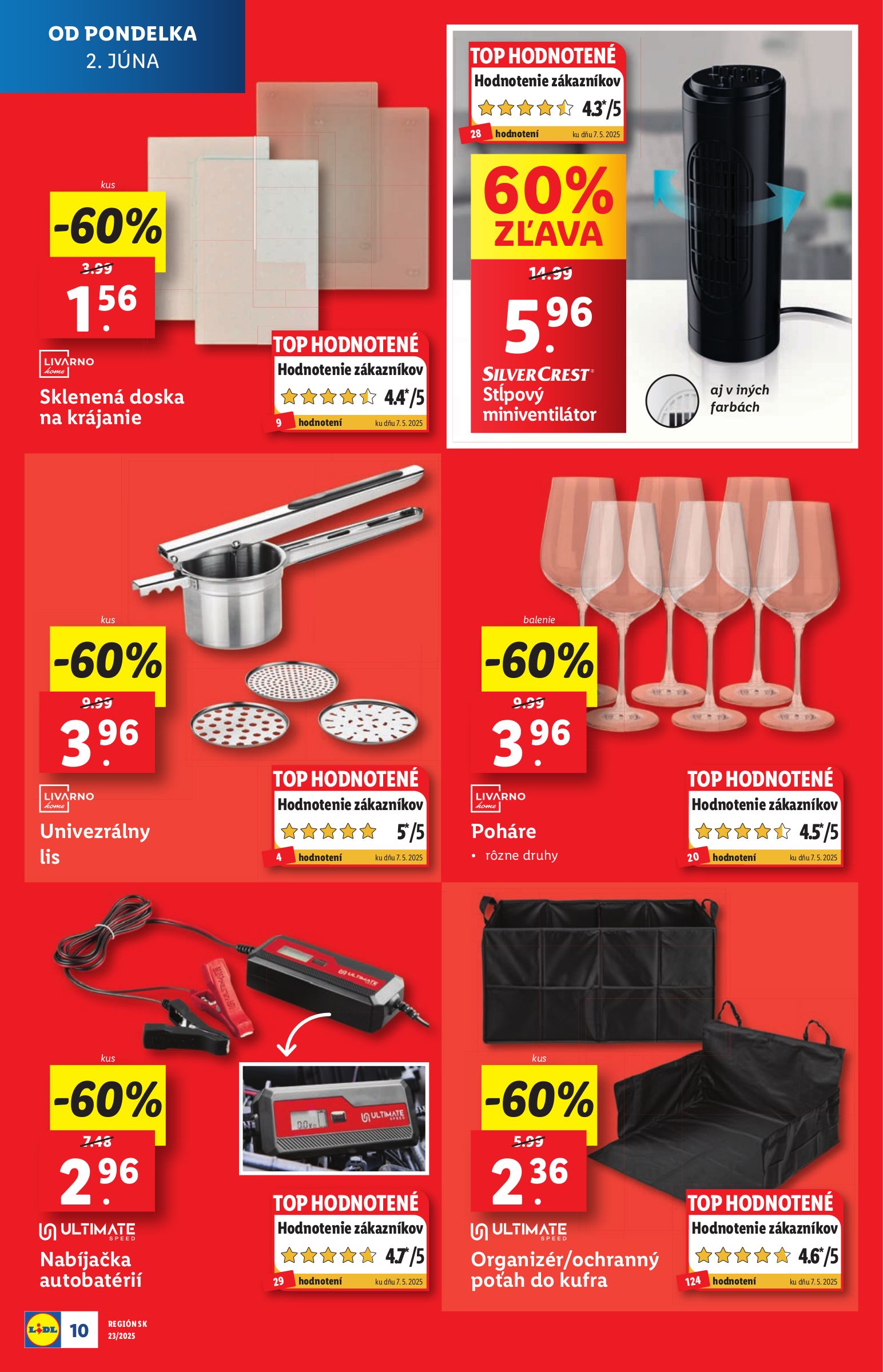 lidl - Lidl - Extra akcie pre vybrané predajne leták platný od 02.06. - 08.06. - page: 10