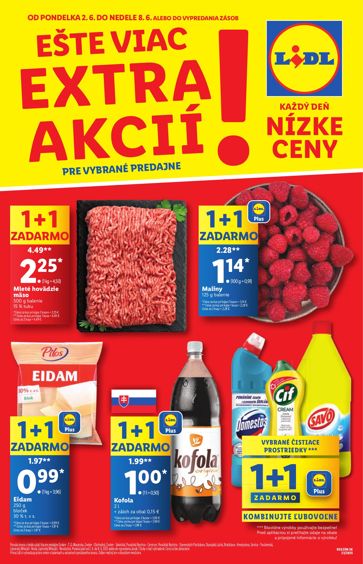 lidl - Lidl - Extra akcie pre vybrané predajne leták platný od 02.06. - 08.06. - page: 1