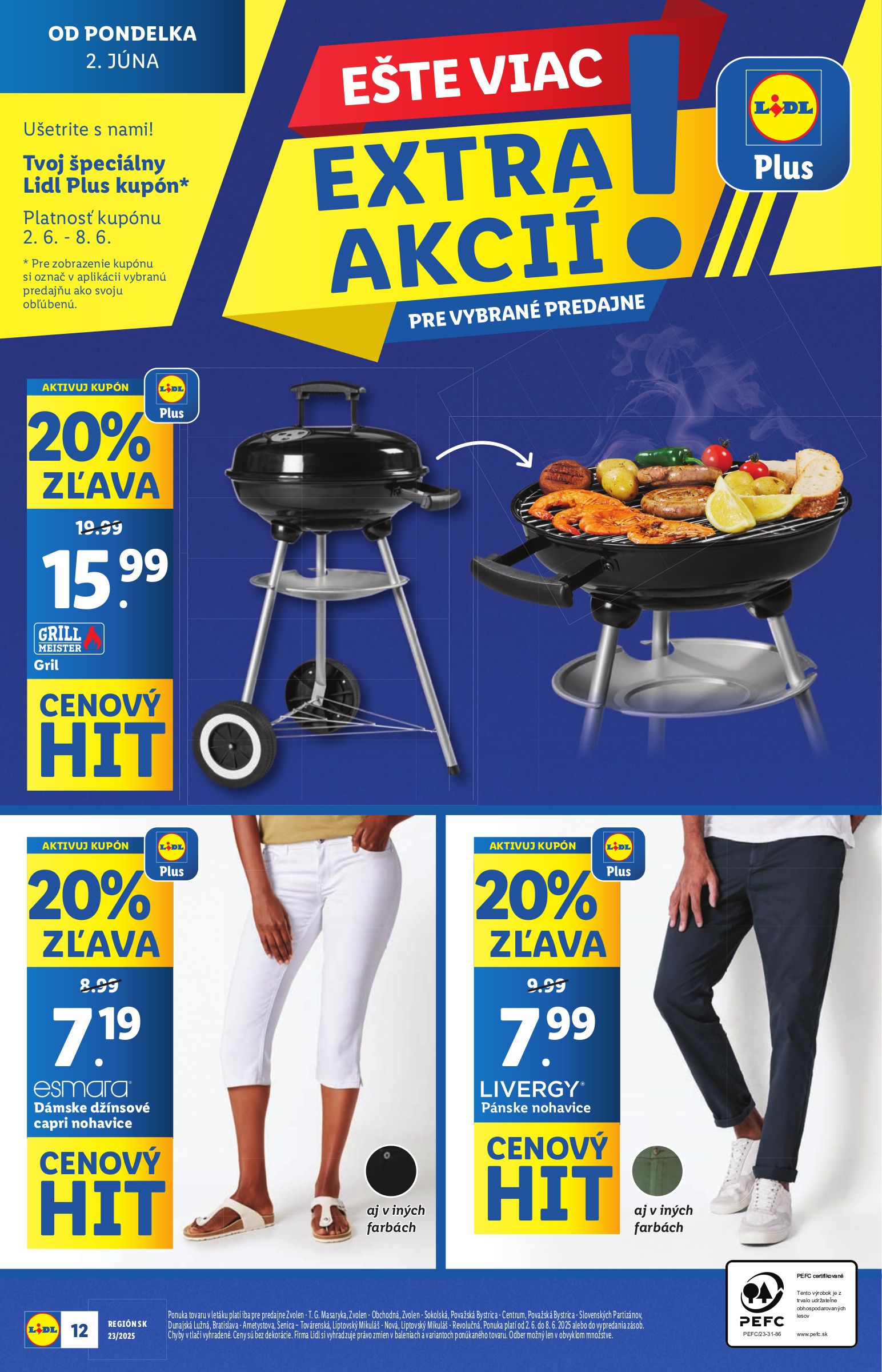 lidl - Lidl - Extra akcie pre vybrané predajne leták platný od 02.06. - 08.06. - page: 12