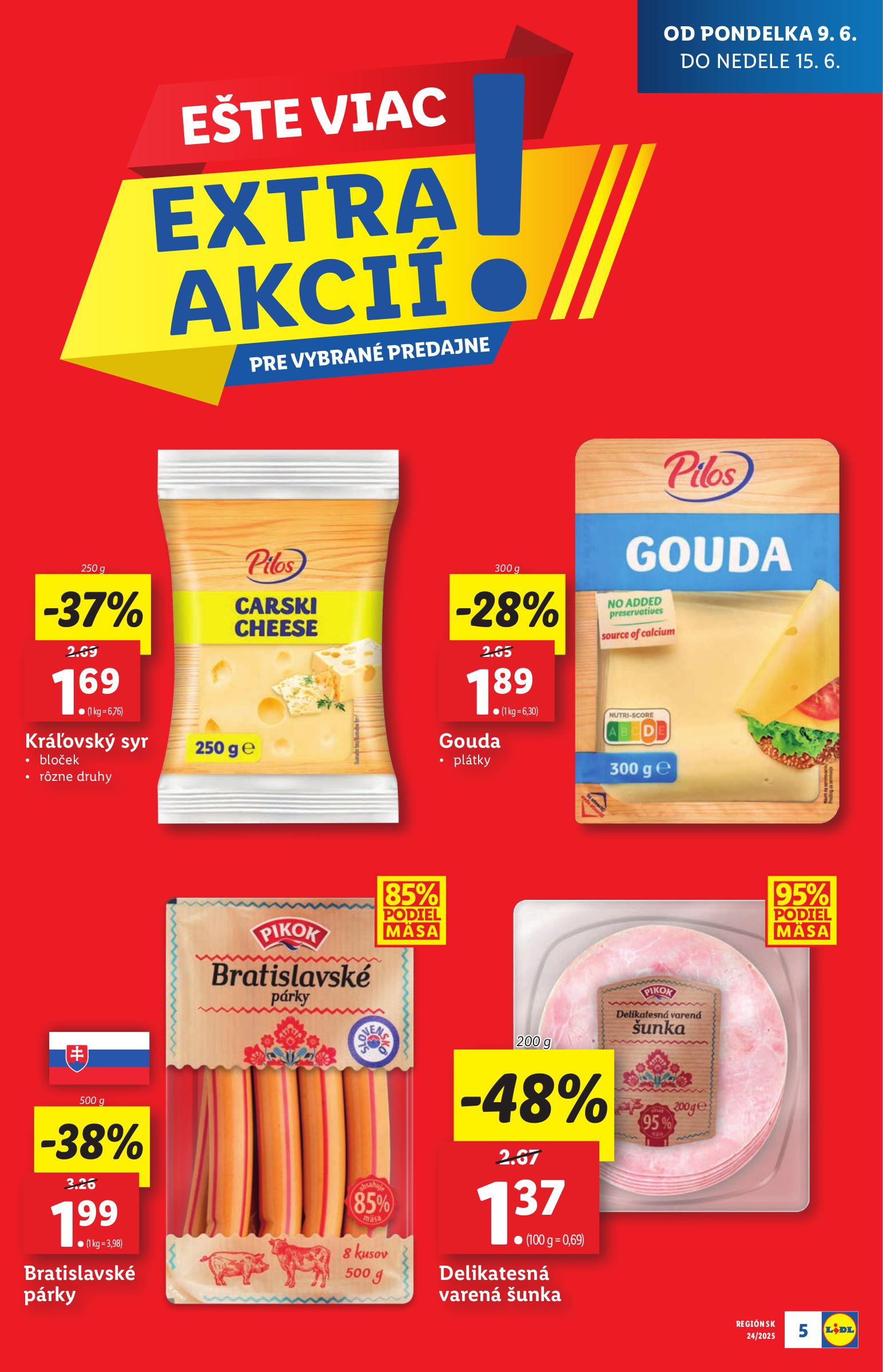 lidl - Leták Lidl - Extra akcie pre vybrané predajne platný od 09.06. do 15.06. - page: 5