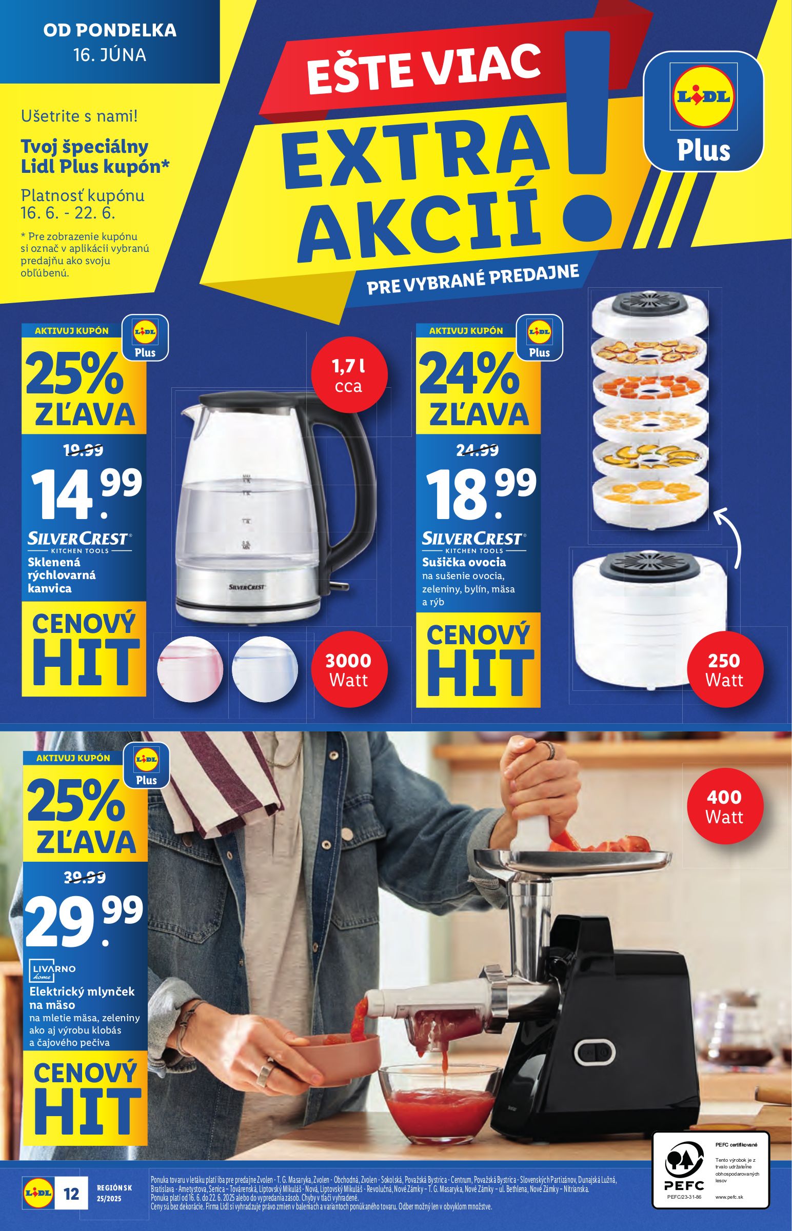 lidl - Leták Lidl - Špeciálne akcie - vybrané predajne platný od 16.06. do 22.06. - page: 12