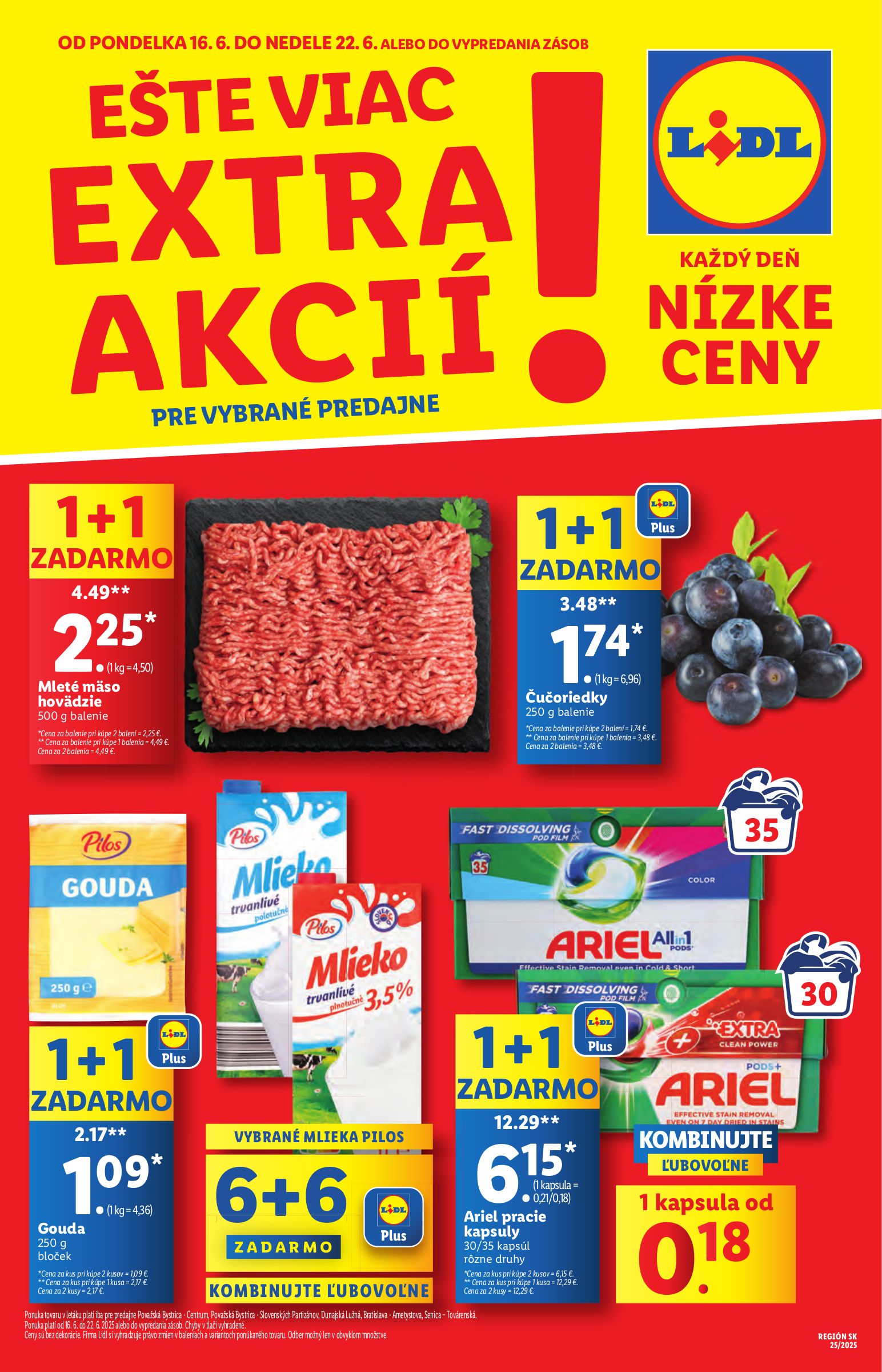 lidl - Leták Lidl - Špeciálne akcie - vybrané predajne platný od 16.06. do 22.06. - page: 1