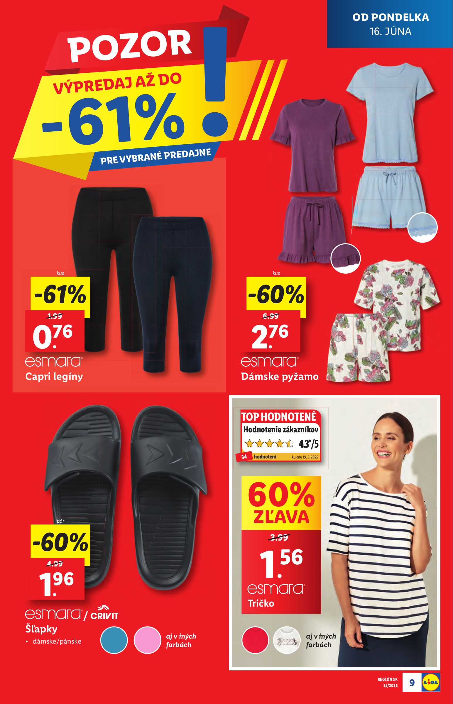 lidl - Leták Lidl - Špeciálne akcie - vybrané predajne platný od 16.06. do 22.06. - page: 9
