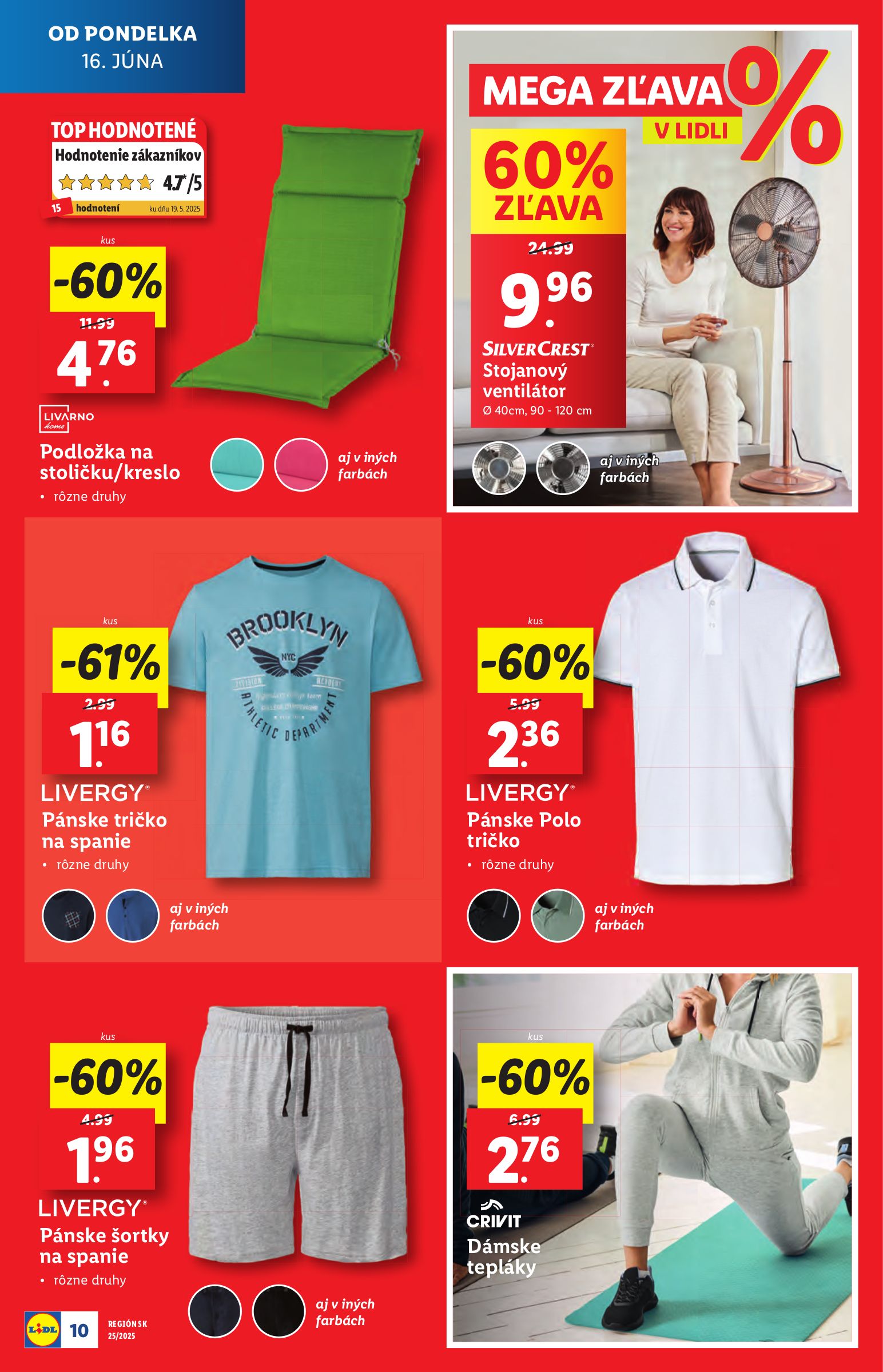 lidl - Leták Lidl - Špeciálne akcie - vybrané predajne platný od 16.06. do 22.06. - page: 10