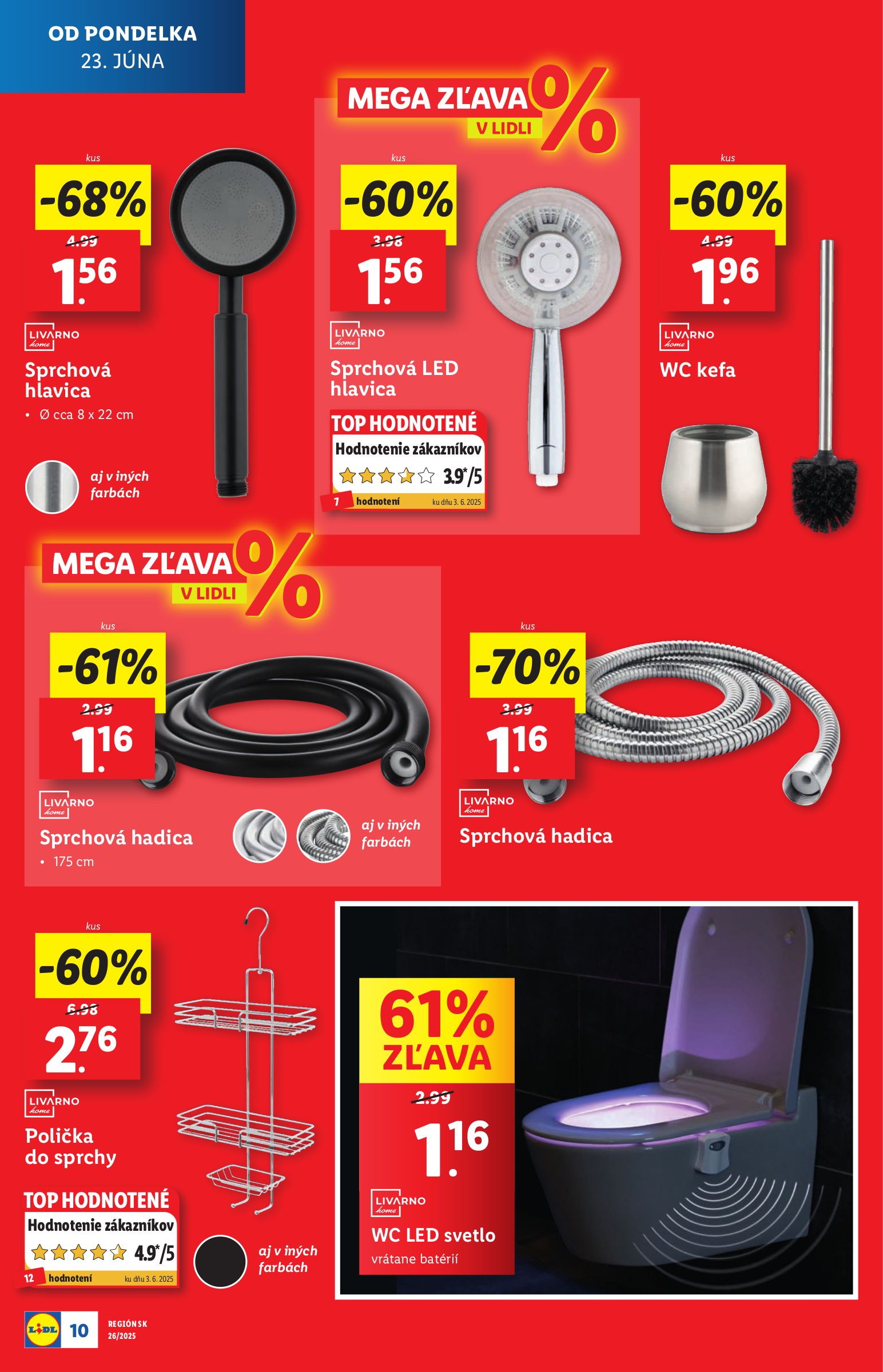 lidl - Leták Lidl - Extra akcie pre vybrané predajne platný od 23.06. do 29.06. - page: 10