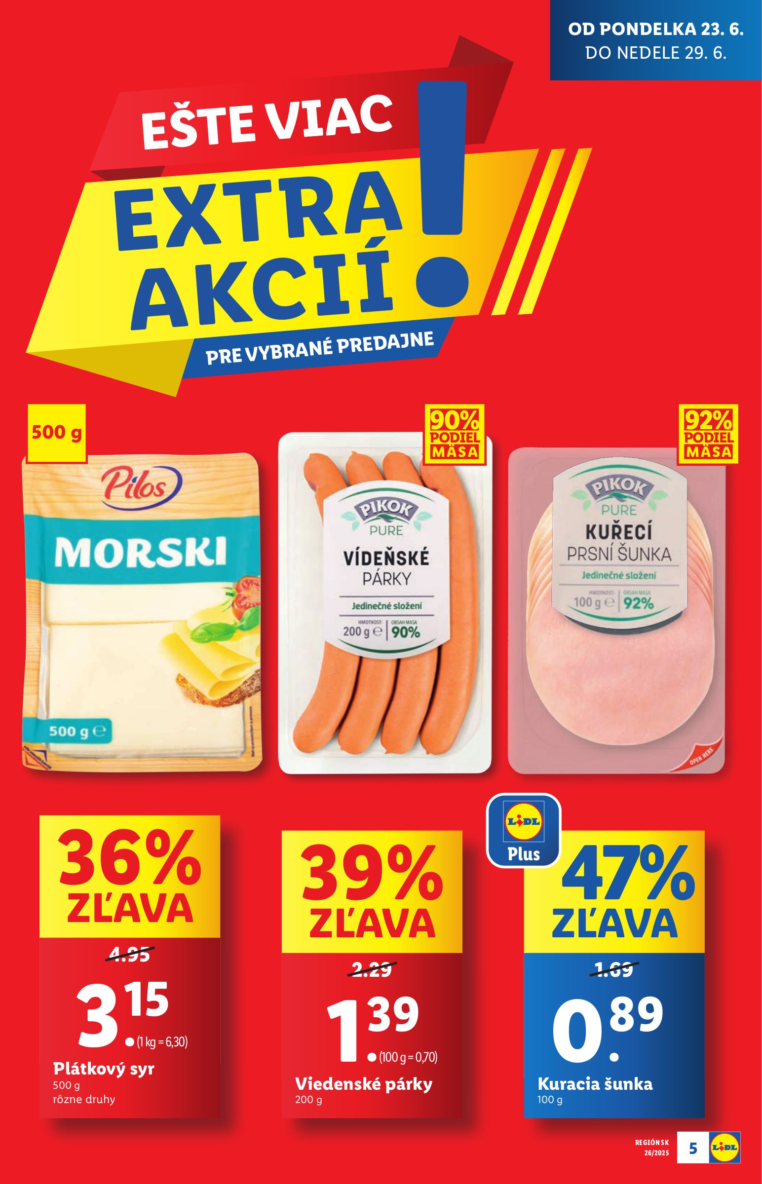 lidl - Leták Lidl - Extra akcie pre vybrané predajne platný od 23.06. do 29.06. - page: 5