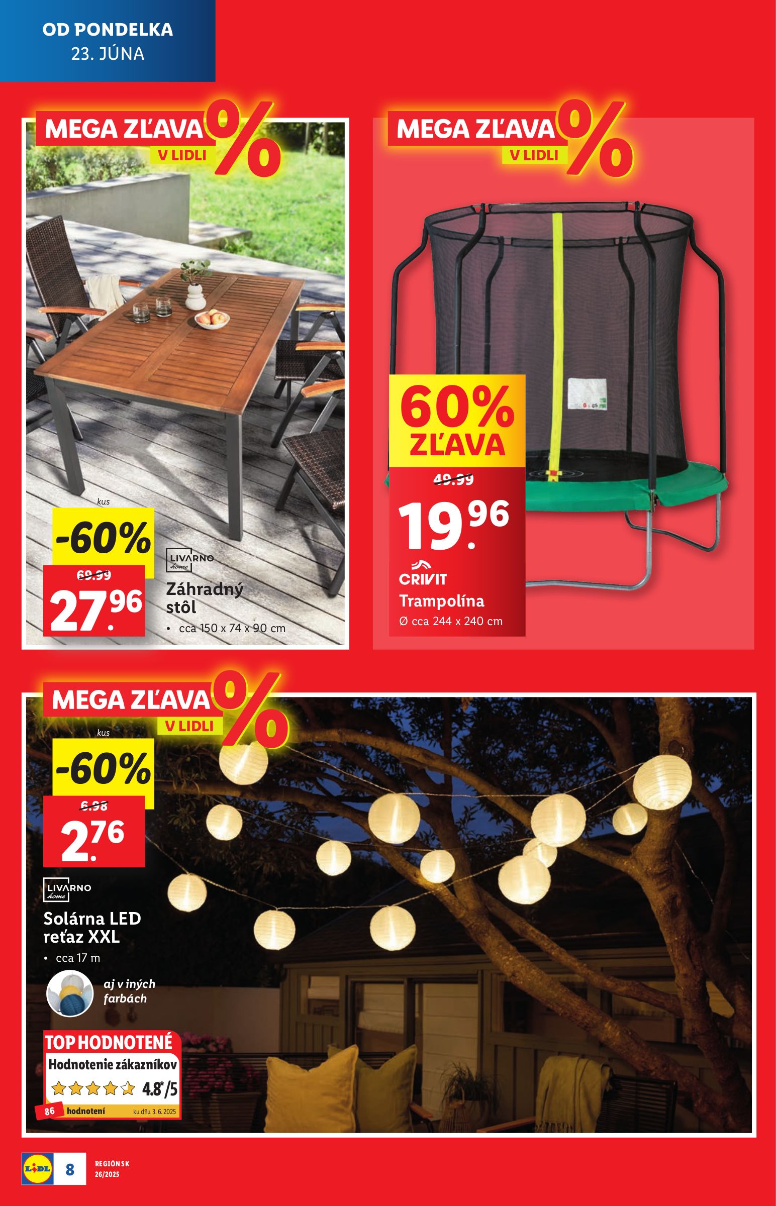 lidl - Leták Lidl - Extra akcie pre vybrané predajne platný od 23.06. do 29.06. - page: 8