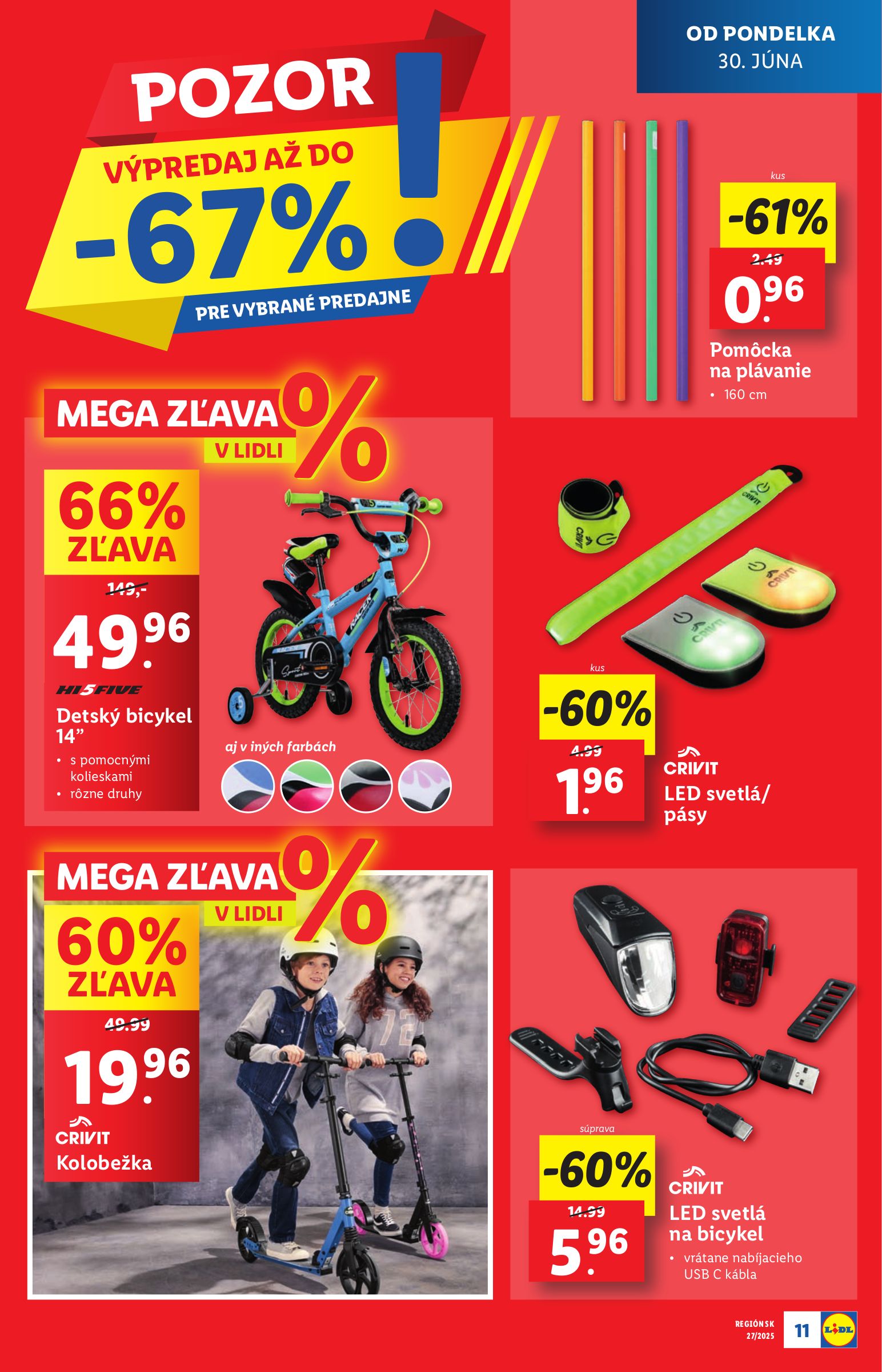 lidl - Leták Lidl - Extra akcie pre vybrané predajne platný od 30.06. do 06.07. - page: 11
