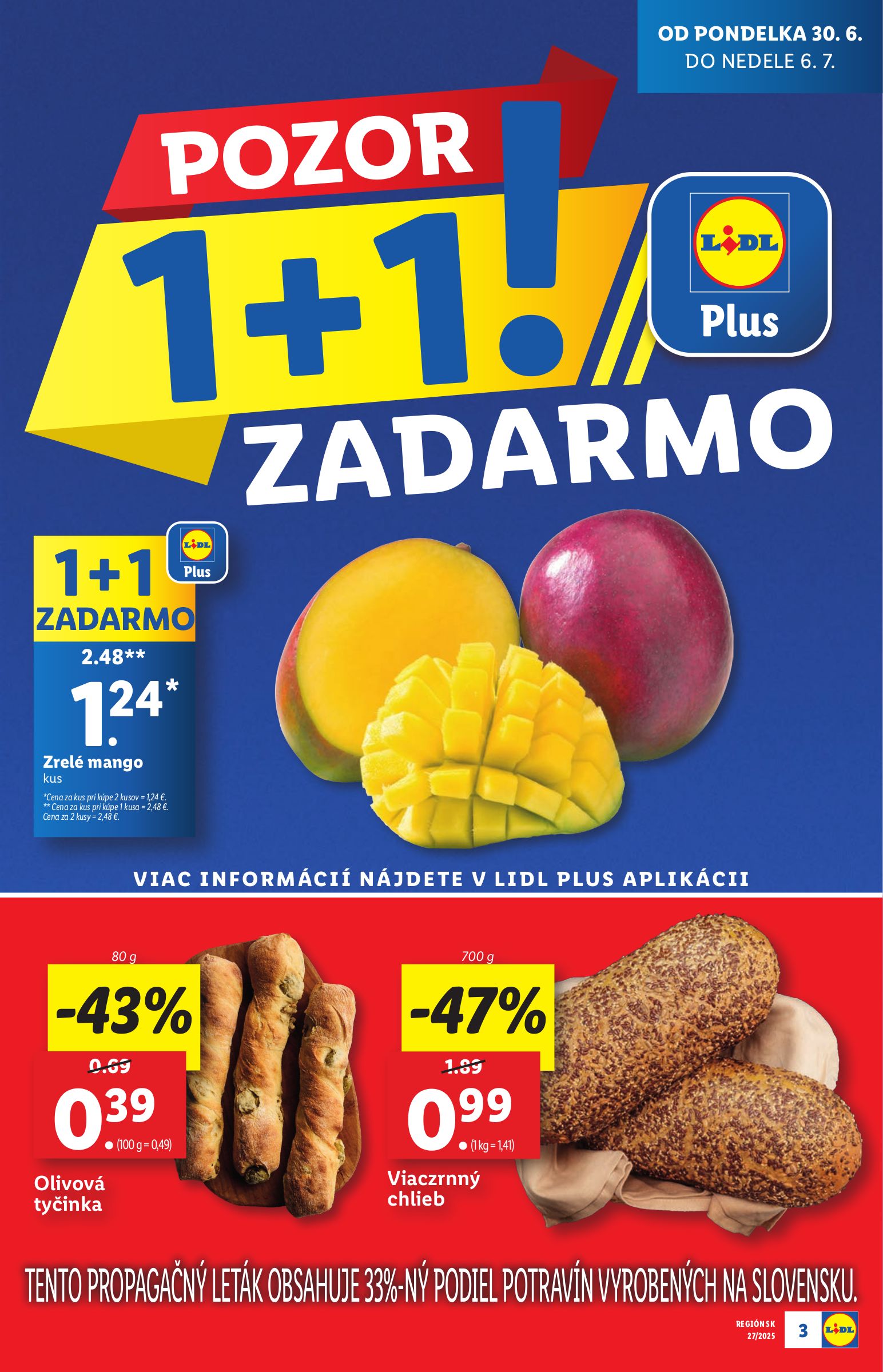 lidl - Leták Lidl - Extra akcie pre vybrané predajne platný od 30.06. do 06.07. - page: 3