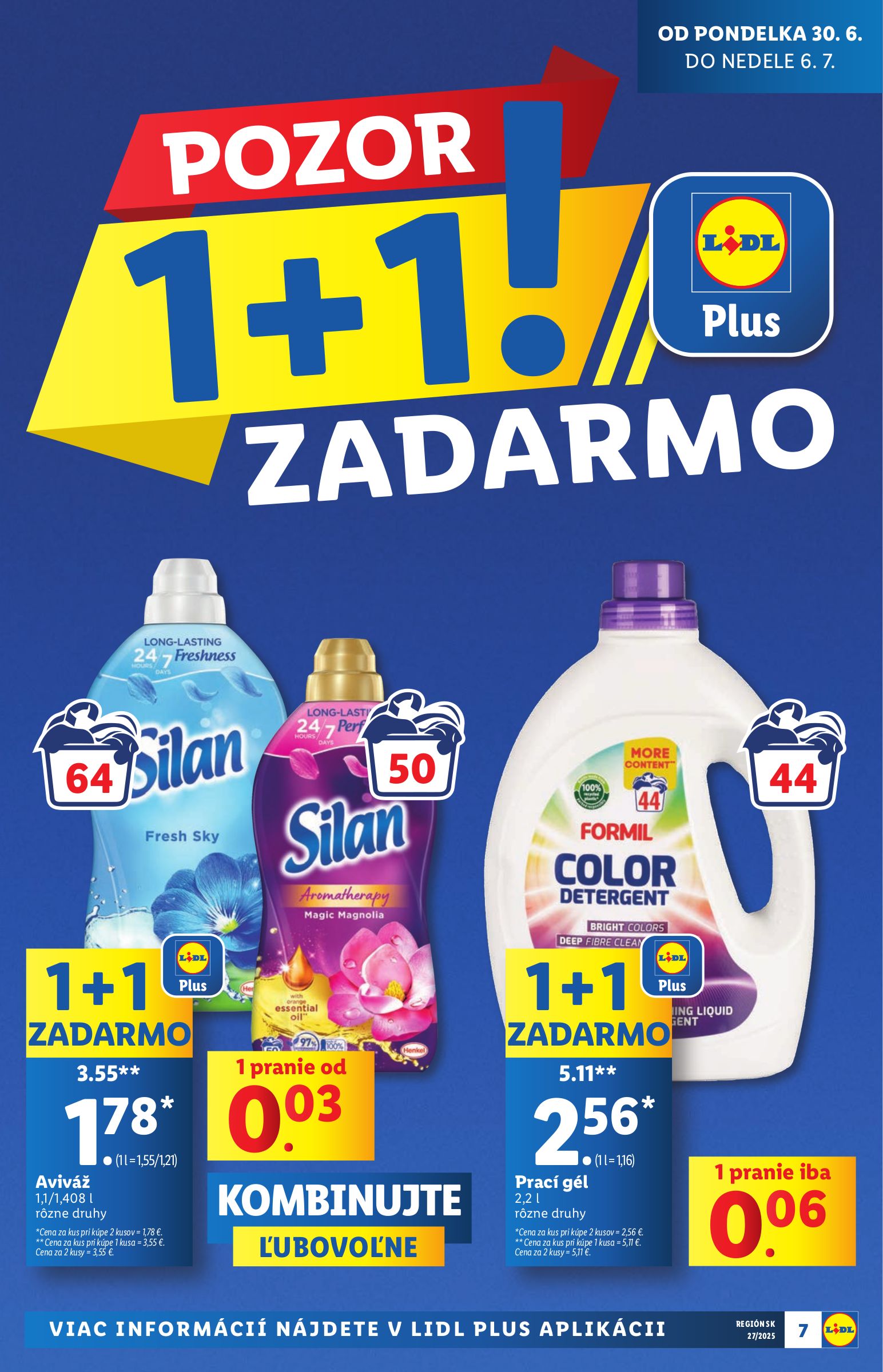 lidl - Leták Lidl - Extra akcie pre vybrané predajne platný od 30.06. do 06.07. - page: 7
