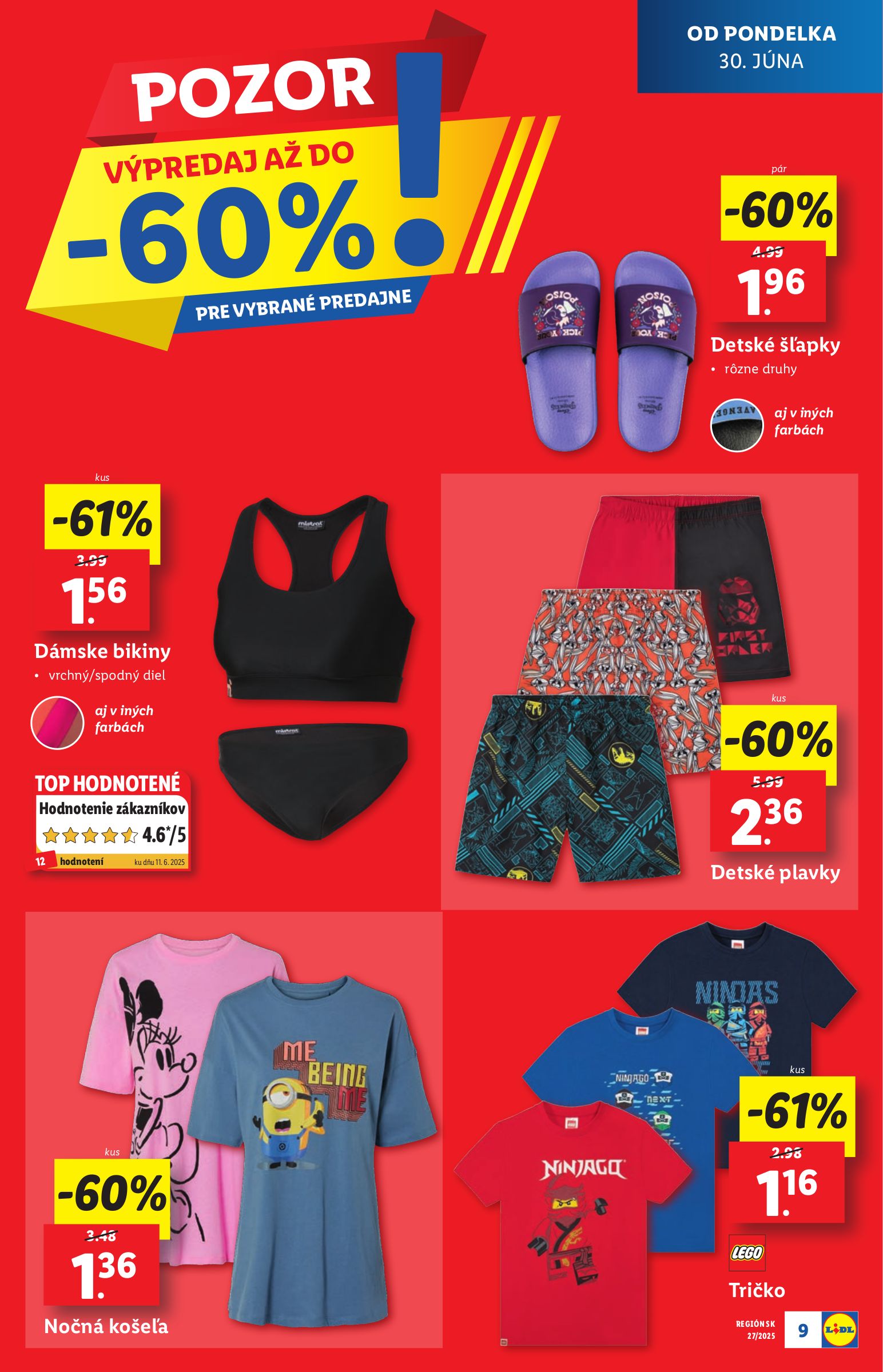 lidl - Leták Lidl - Extra akcie pre vybrané predajne platný od 30.06. do 06.07. - page: 9