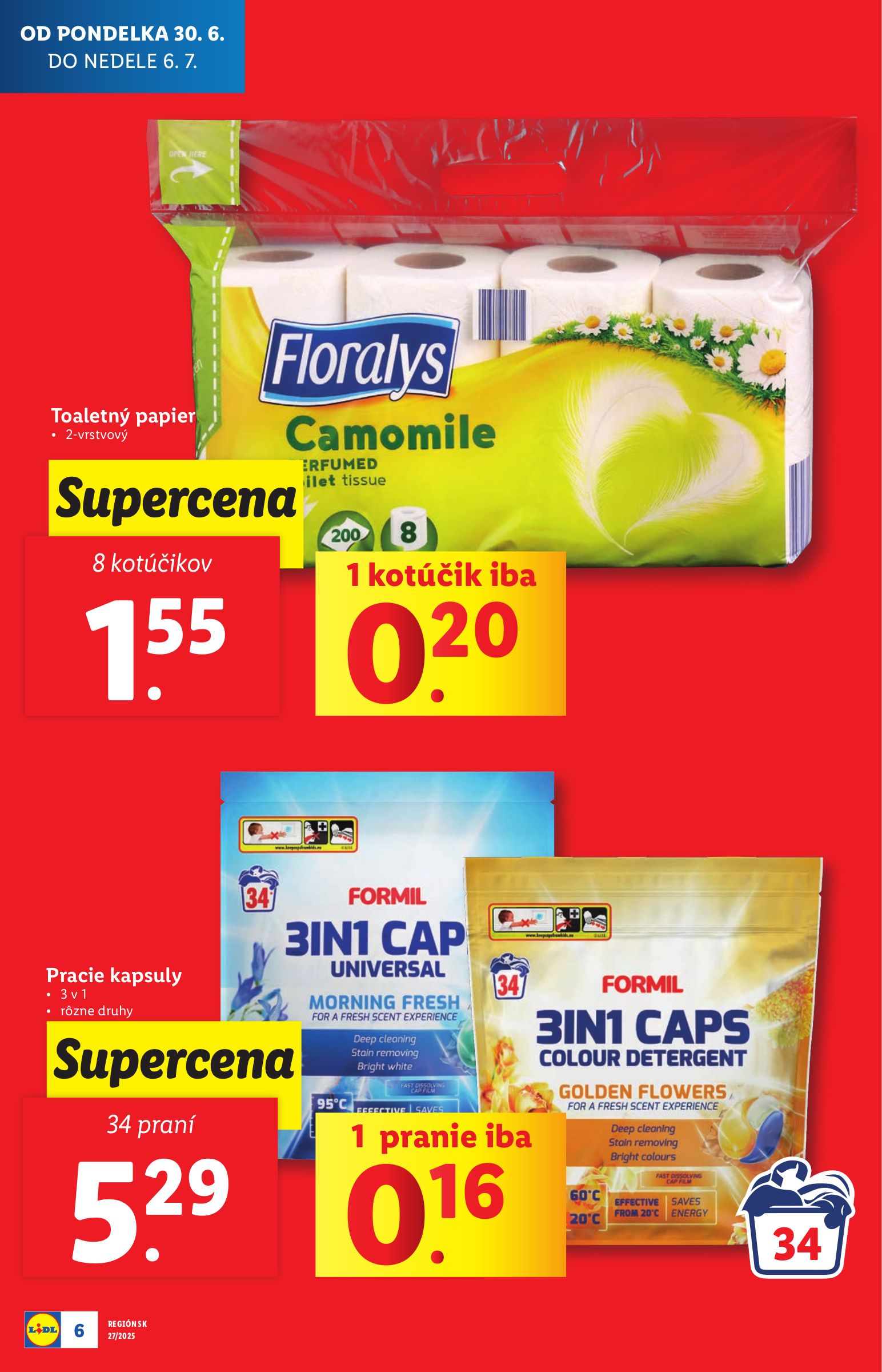 lidl - Leták Lidl - Extra akcie pre vybrané predajne platný od 30.06. do 06.07. - page: 6
