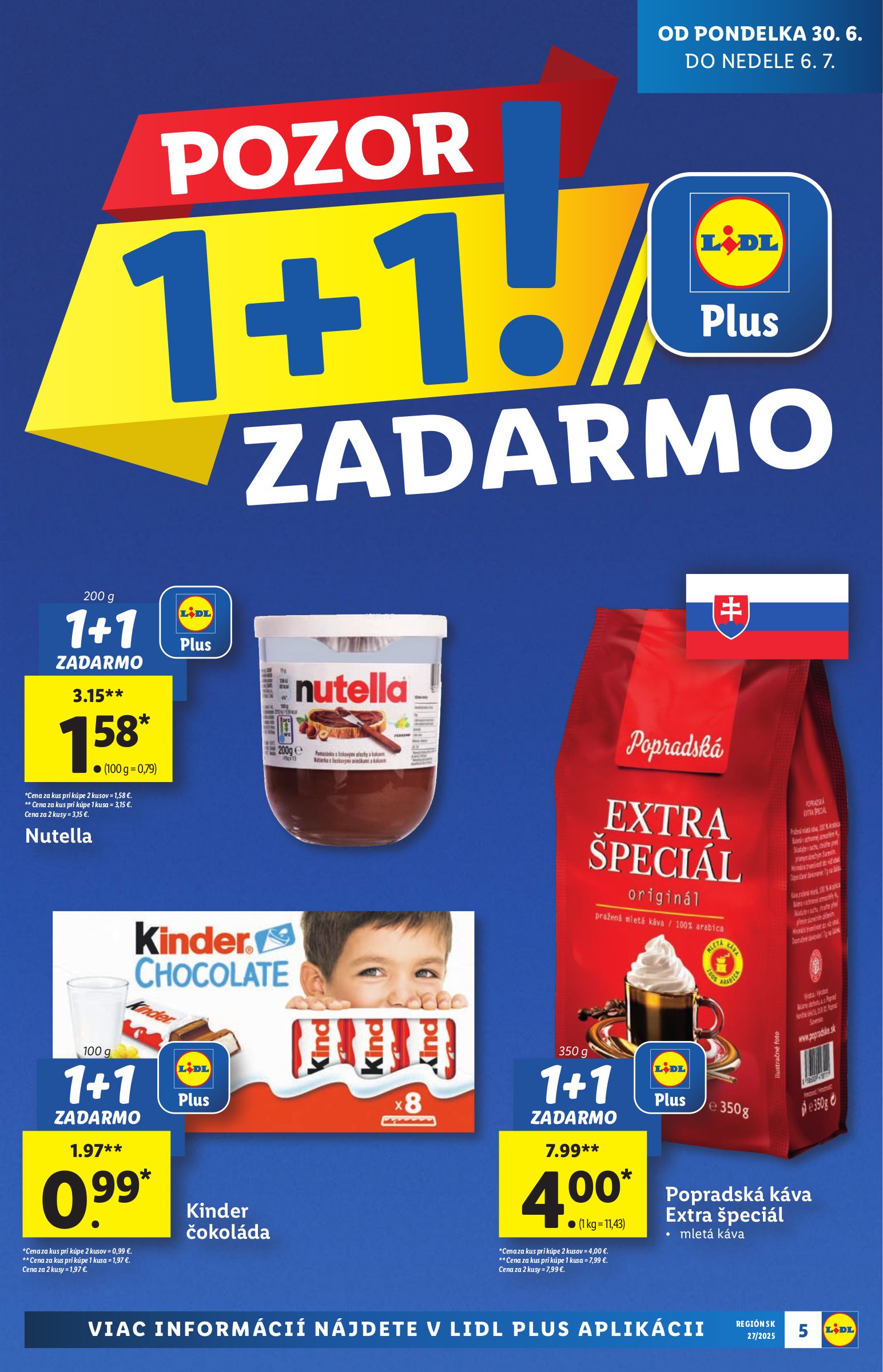 lidl - Leták Lidl - Extra akcie pre vybrané predajne platný od 30.06. do 06.07. - page: 5