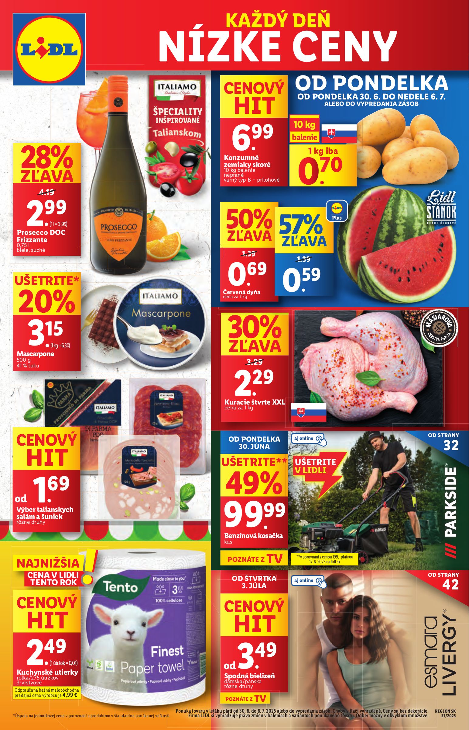 lidl - Leták Lidl platný od 30.06. do 06.07.