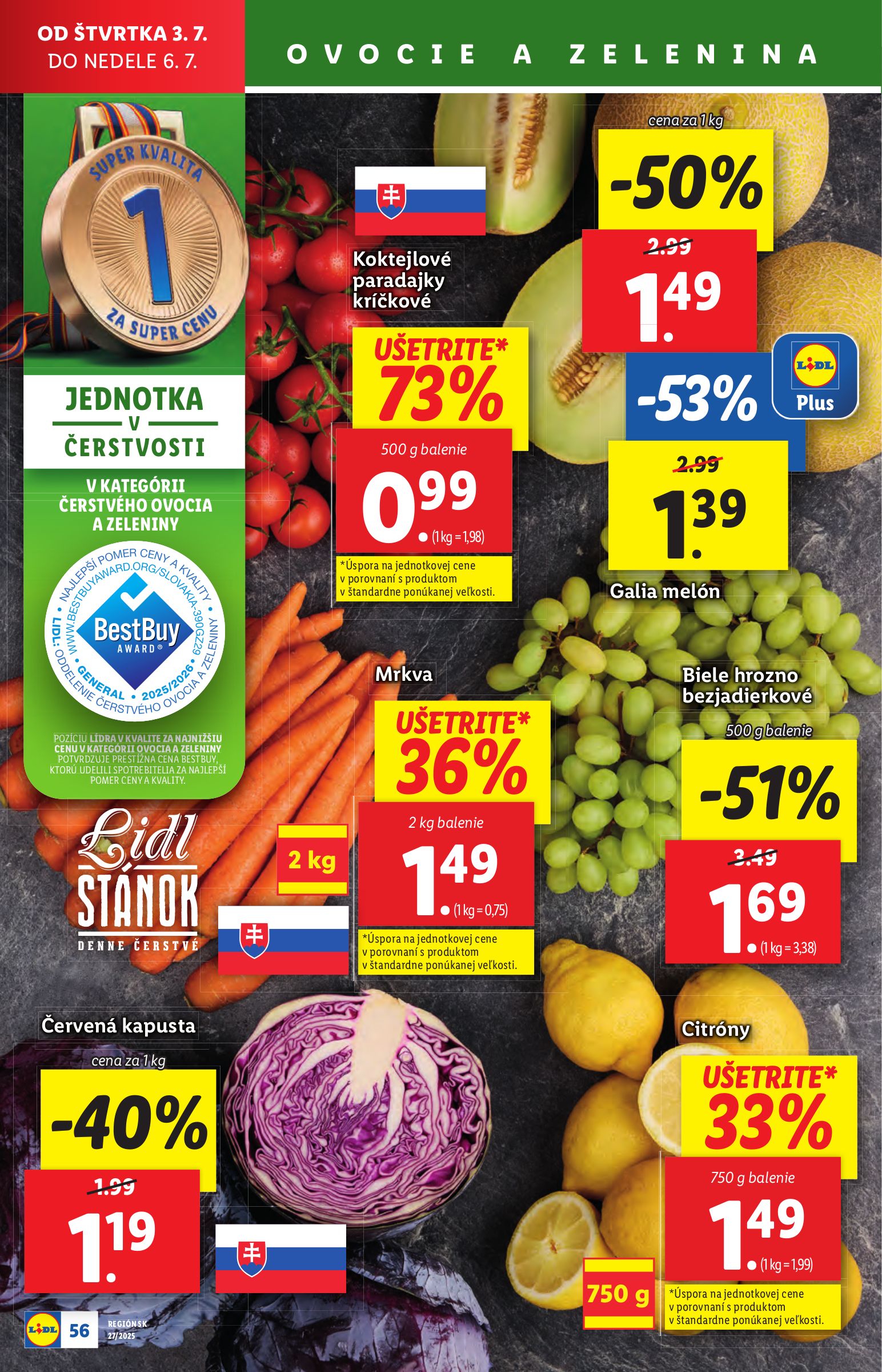 lidl - Leták Lidl platný od 30.06. do 06.07. - page: 72 lidl - Leták Lidl platný od 30.06. do 06.07. - page: 72