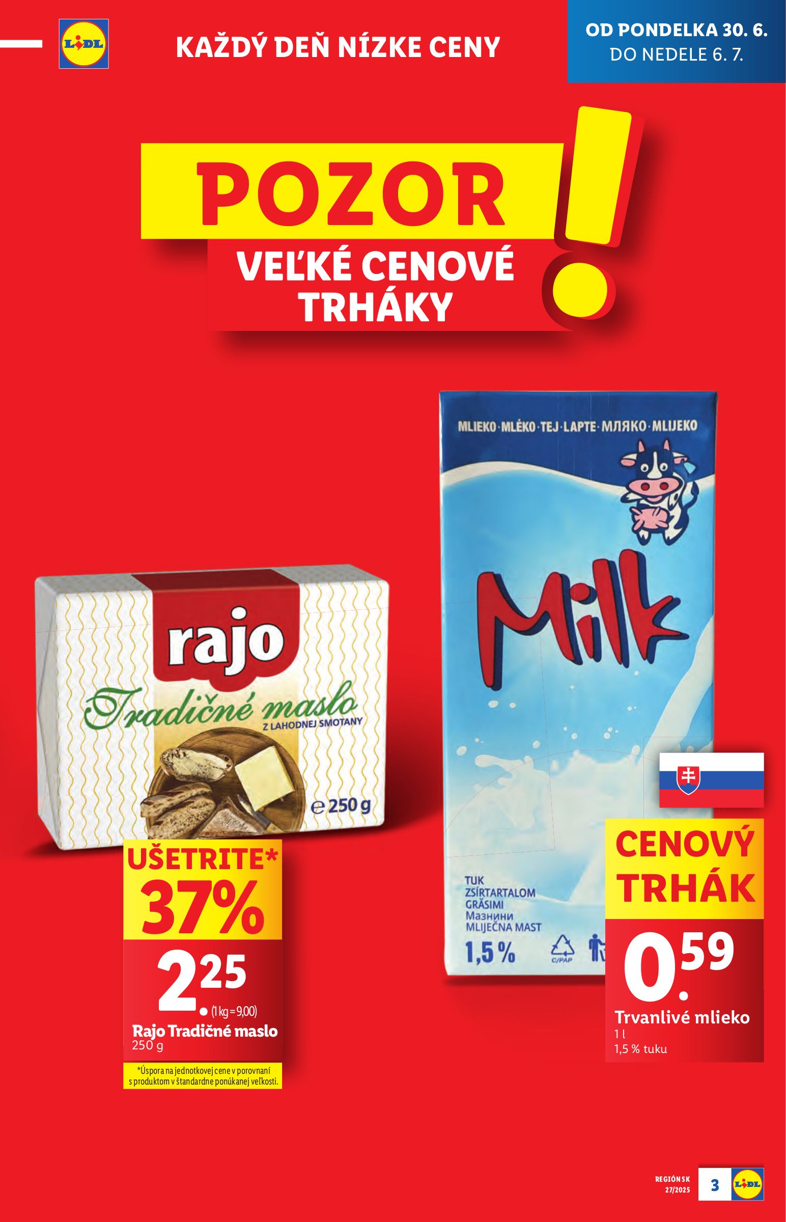 lidl - Leták Lidl platný od 30.06. do 06.07. - page: 3 lidl - Leták Lidl platný od 30.06. do 06.07. - page: 3