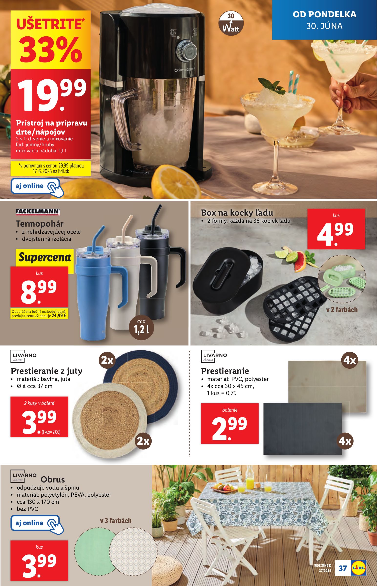 lidl - Leták Lidl platný od 30.06. do 06.07. - page: 47 lidl - Leták Lidl platný od 30.06. do 06.07. - page: 47