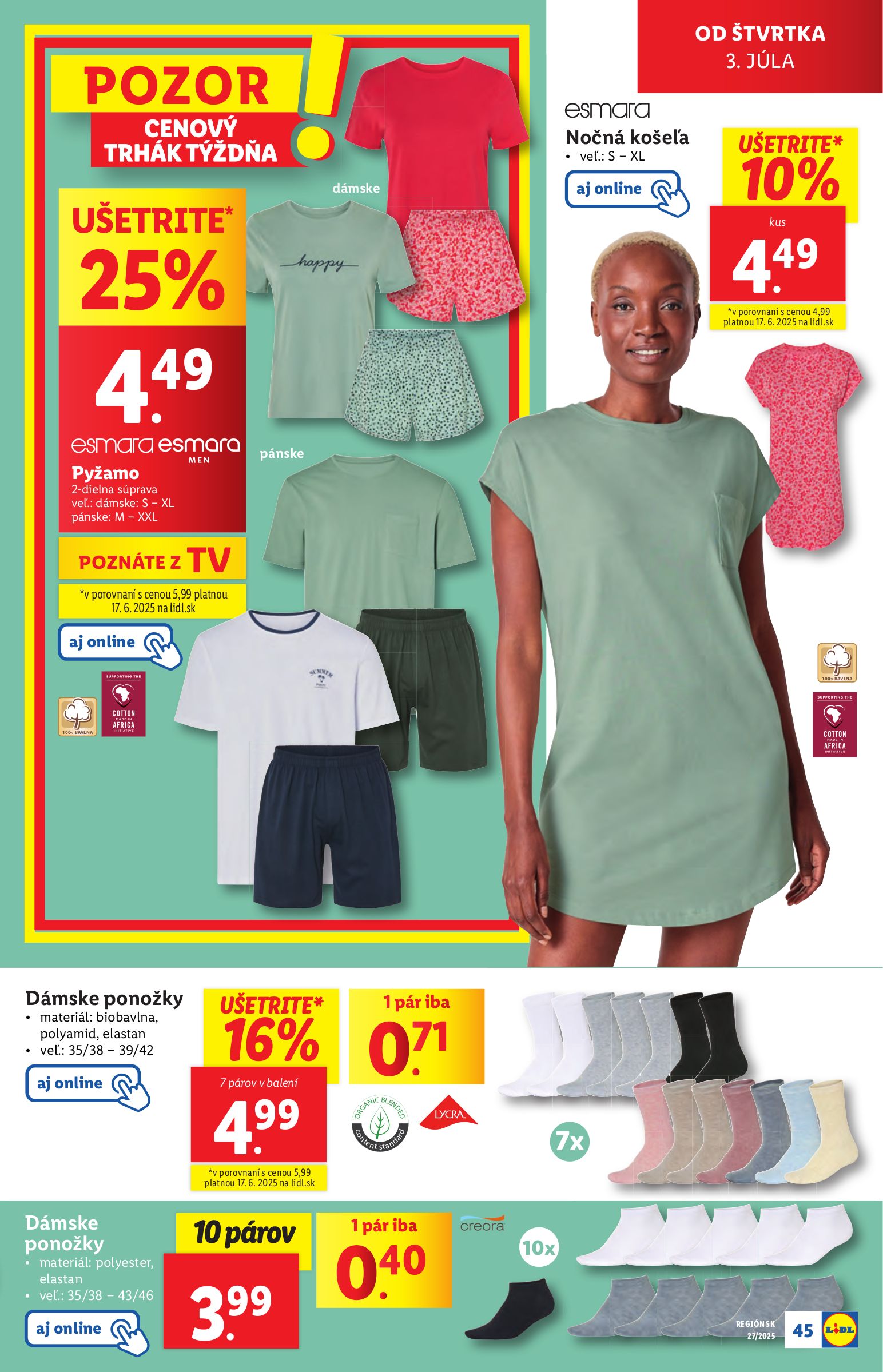 lidl - Leták Lidl platný od 30.06. do 06.07. - page: 59 lidl - Leták Lidl platný od 30.06. do 06.07. - page: 59