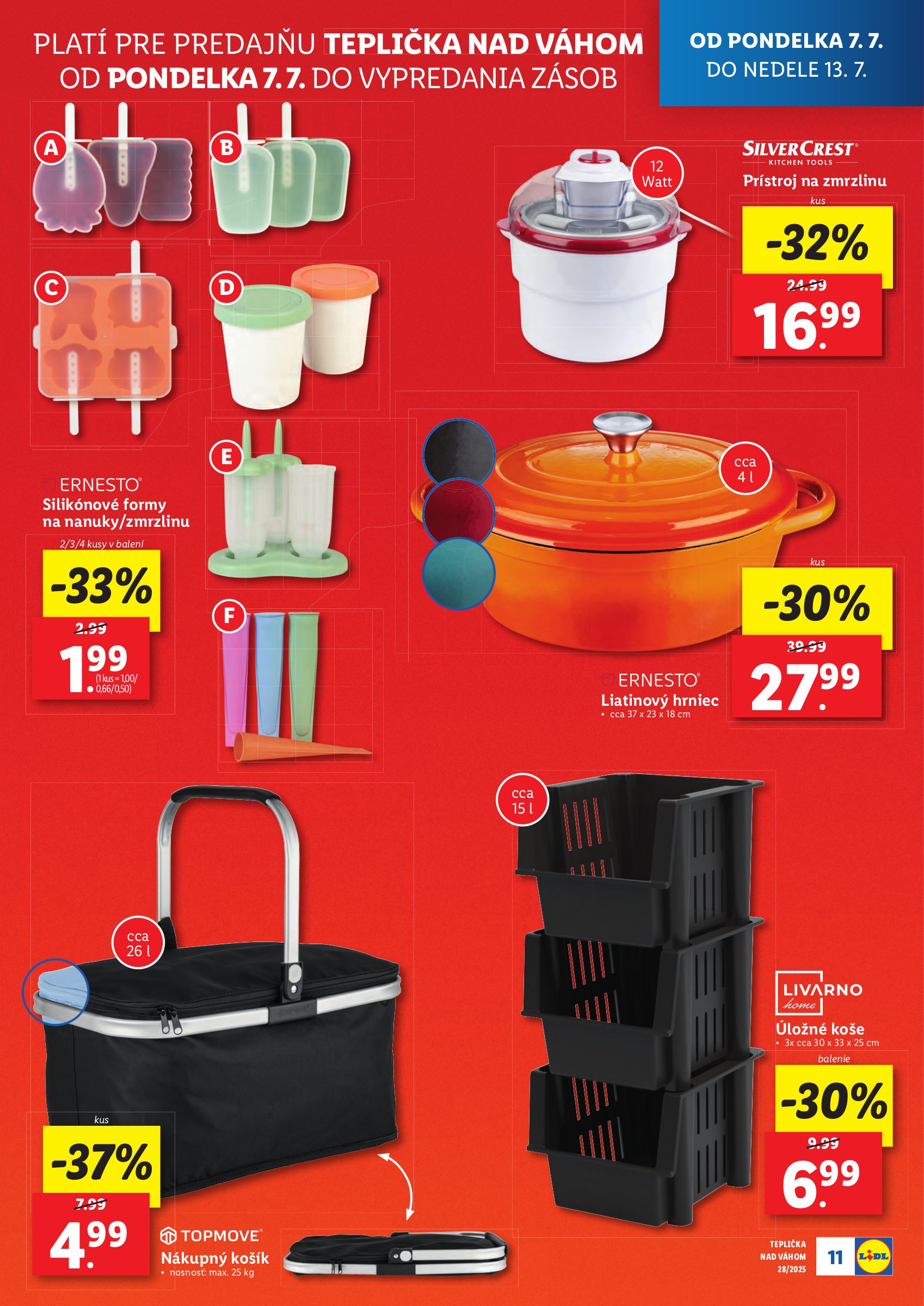 lidl - Leták Lidl - Nová predajňa v Tepličke nad Váhom platný od 07.07. do 13.07. - page: 11