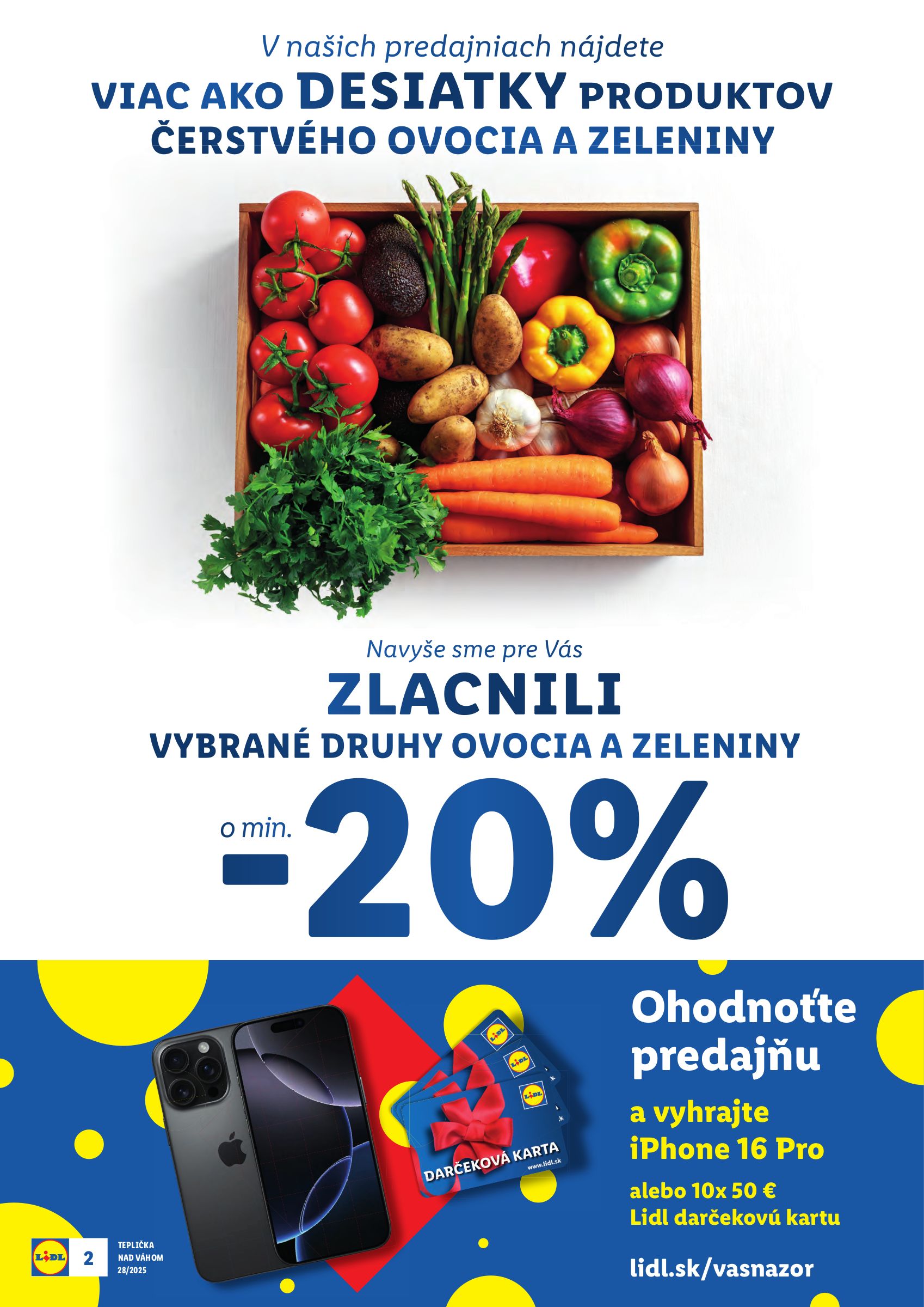 lidl - Leták Lidl - Nová predajňa v Tepličke nad Váhom platný od 07.07. do 13.07. - page: 2