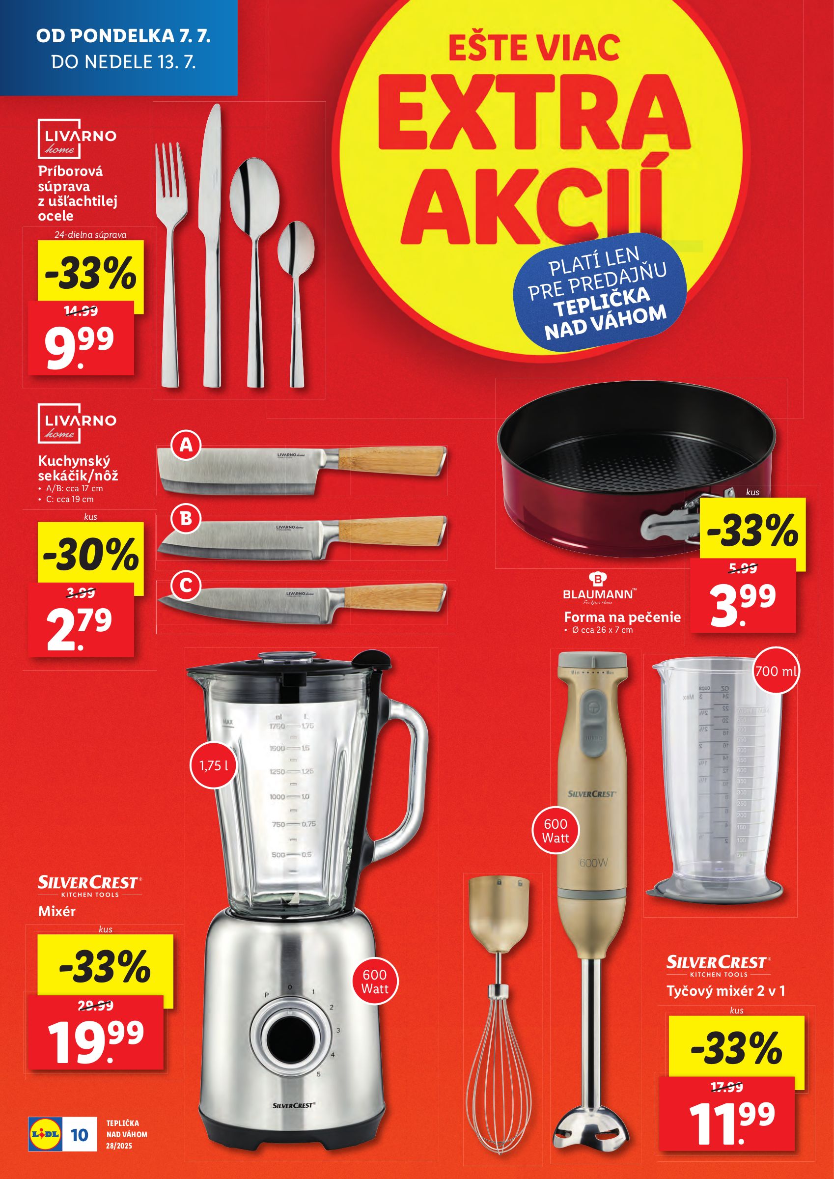 lidl - Leták Lidl - Nová predajňa v Tepličke nad Váhom platný od 07.07. do 13.07. - page: 10