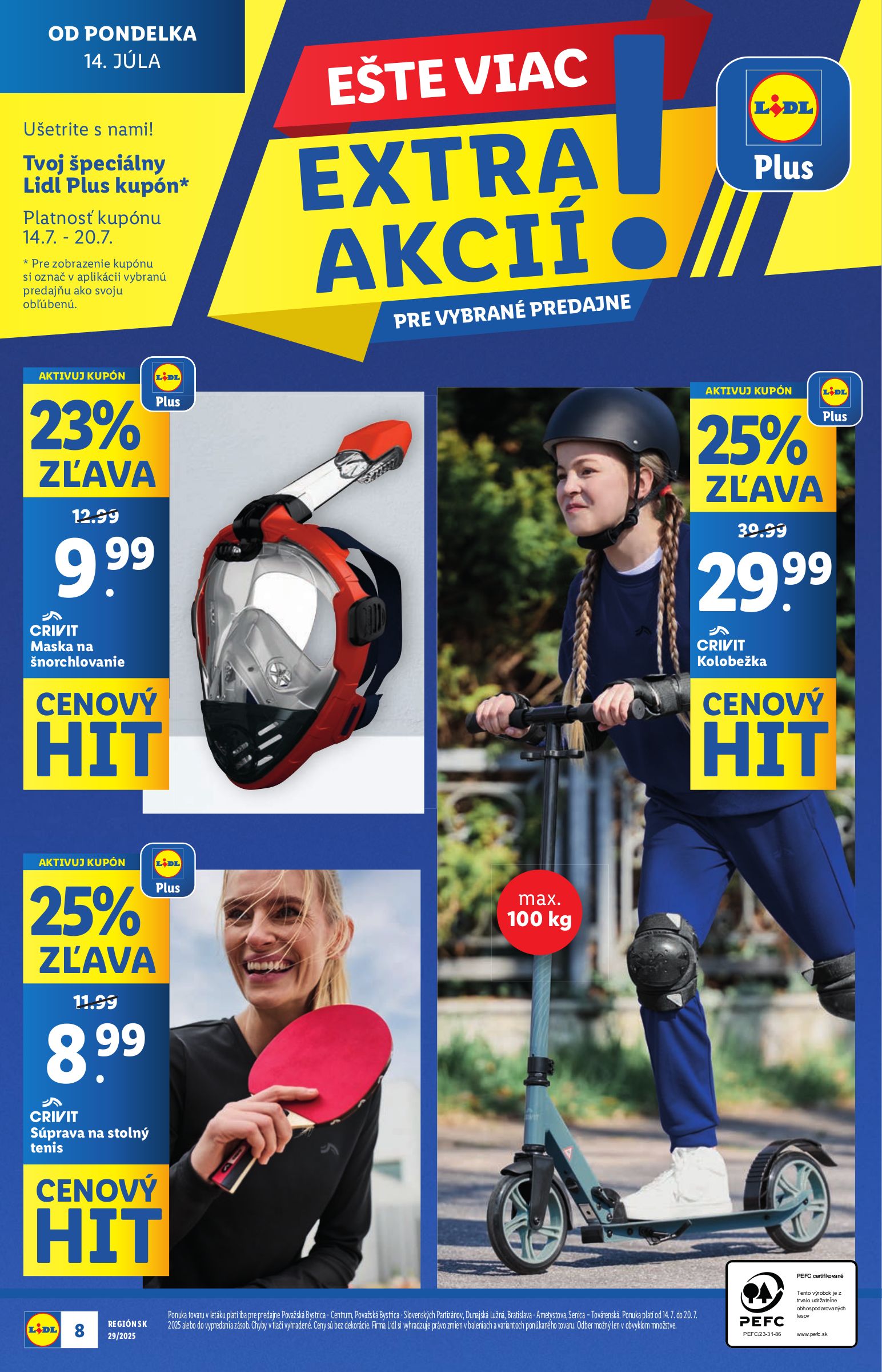 lidl - Leták Lidl - Špeciálne akcie - vybrané predajne platný od 14.07. do 20.07. - page: 8