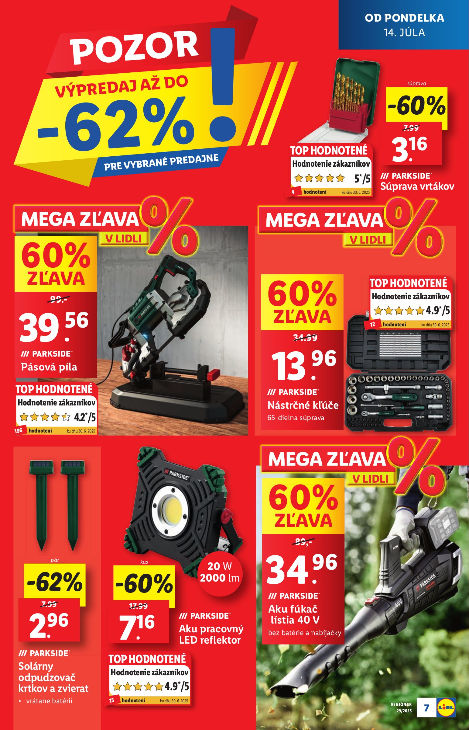 lidl - Leták Lidl - Špeciálne akcie - vybrané predajne platný od 14.07. do 20.07. - page: 9
