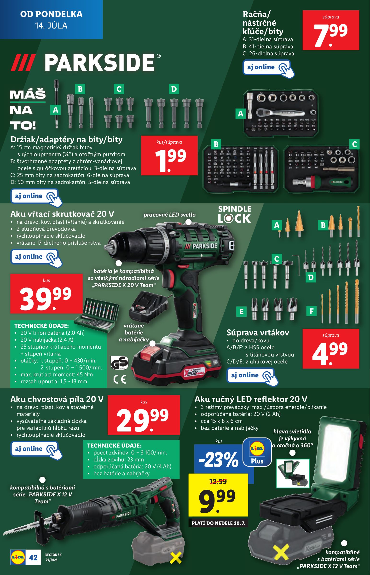lidl - Leták Lidl platný od 14.07. do 20.07. - page: 46 lidl - Leták Lidl platný od 14.07. do 20.07. - page: 46