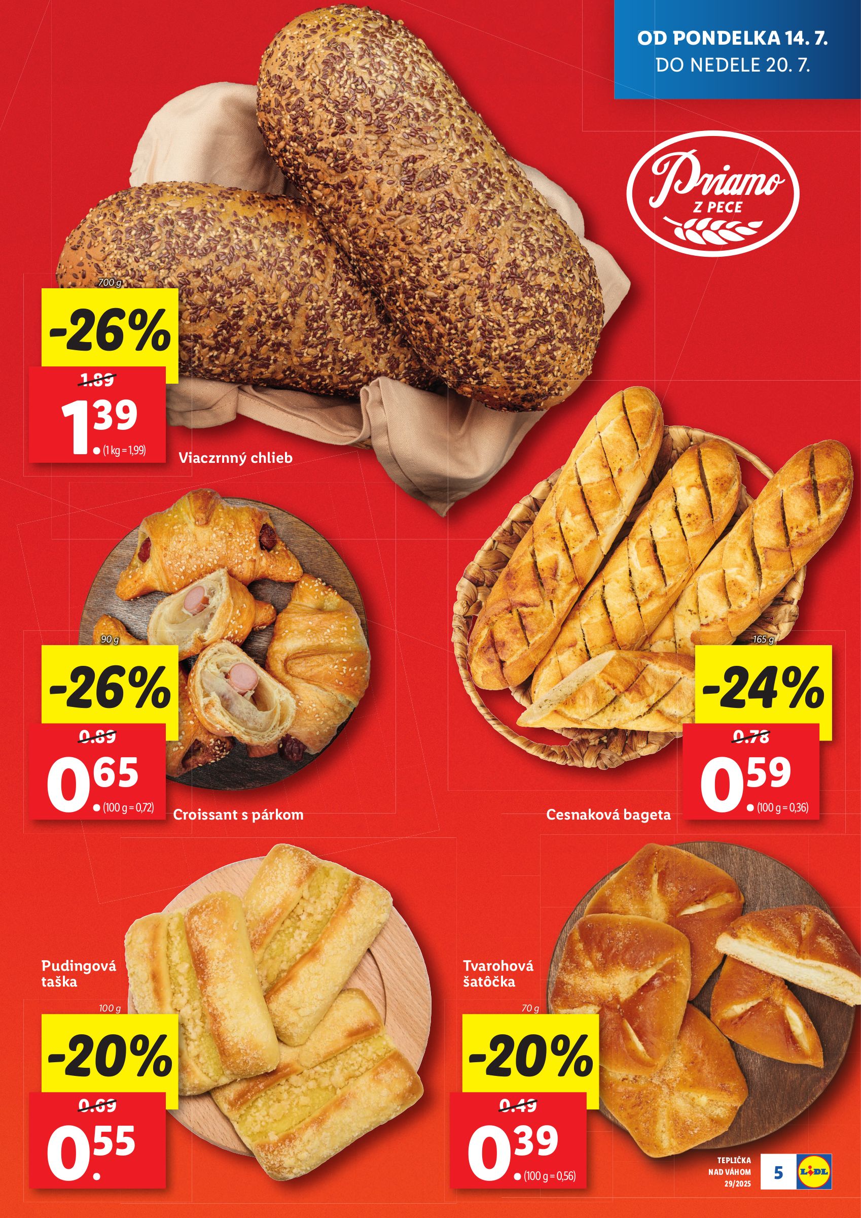 lidl - Leták Lidl - Nová predajňa v Tepličke nad Váhom platný od 14.07. do 20.07. - page: 5