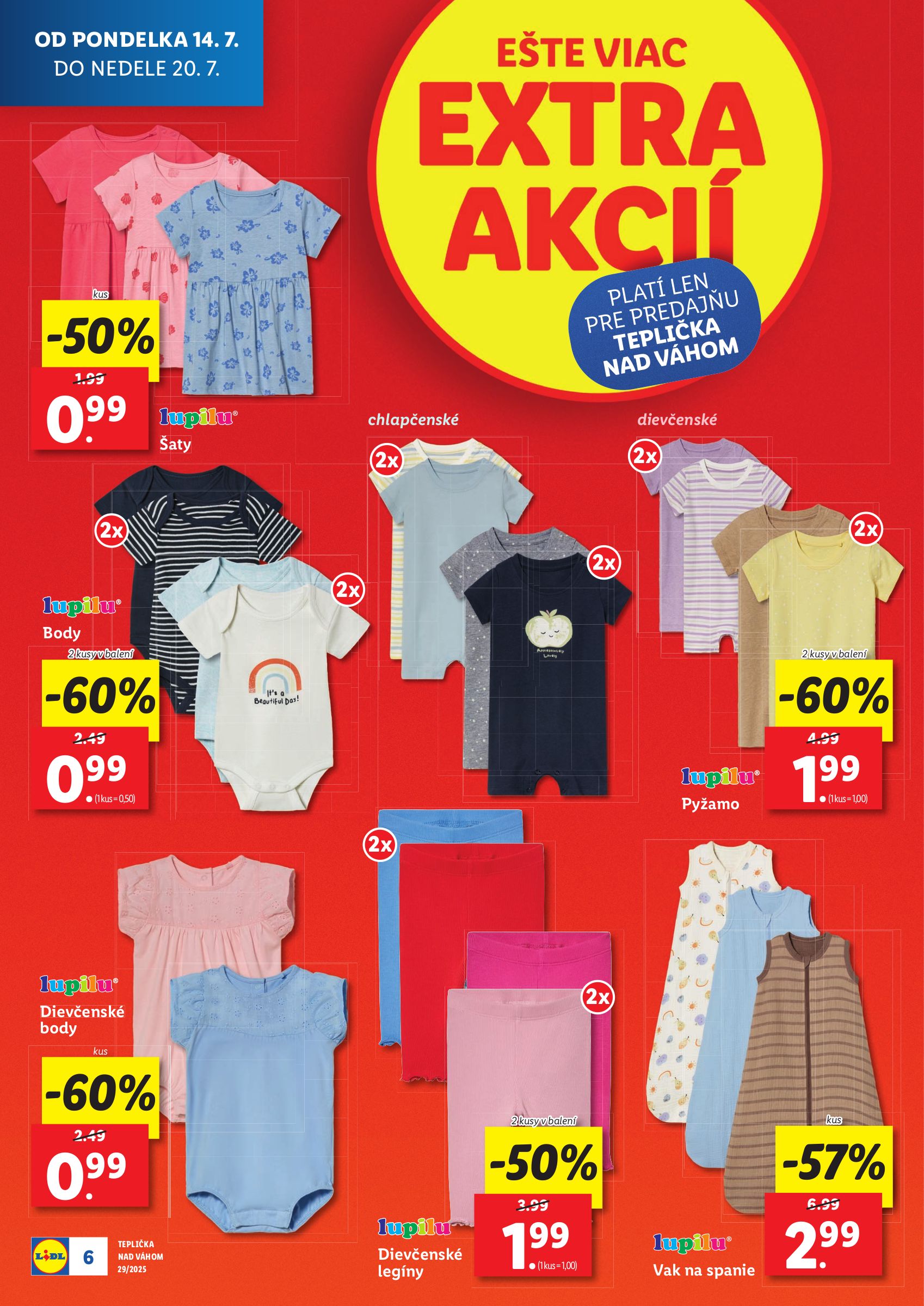 lidl - Leták Lidl - Nová predajňa v Tepličke nad Váhom platný od 14.07. do 20.07. - page: 6