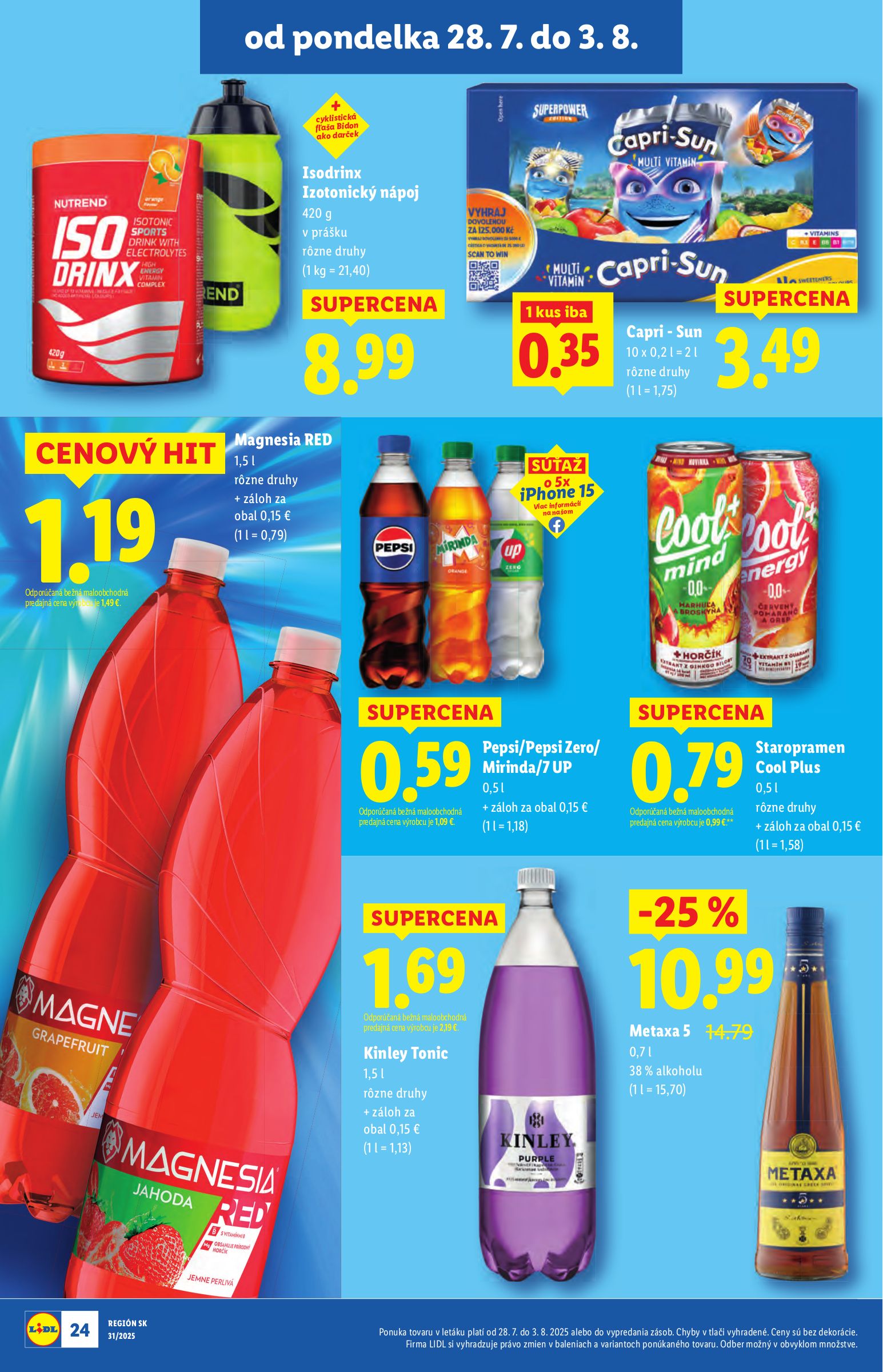 lidl - Leták Lidl platný od 28.07. do 03.08. - page: 24 lidl - Leták Lidl platný od 28.07. do 03.08. - page: 24
