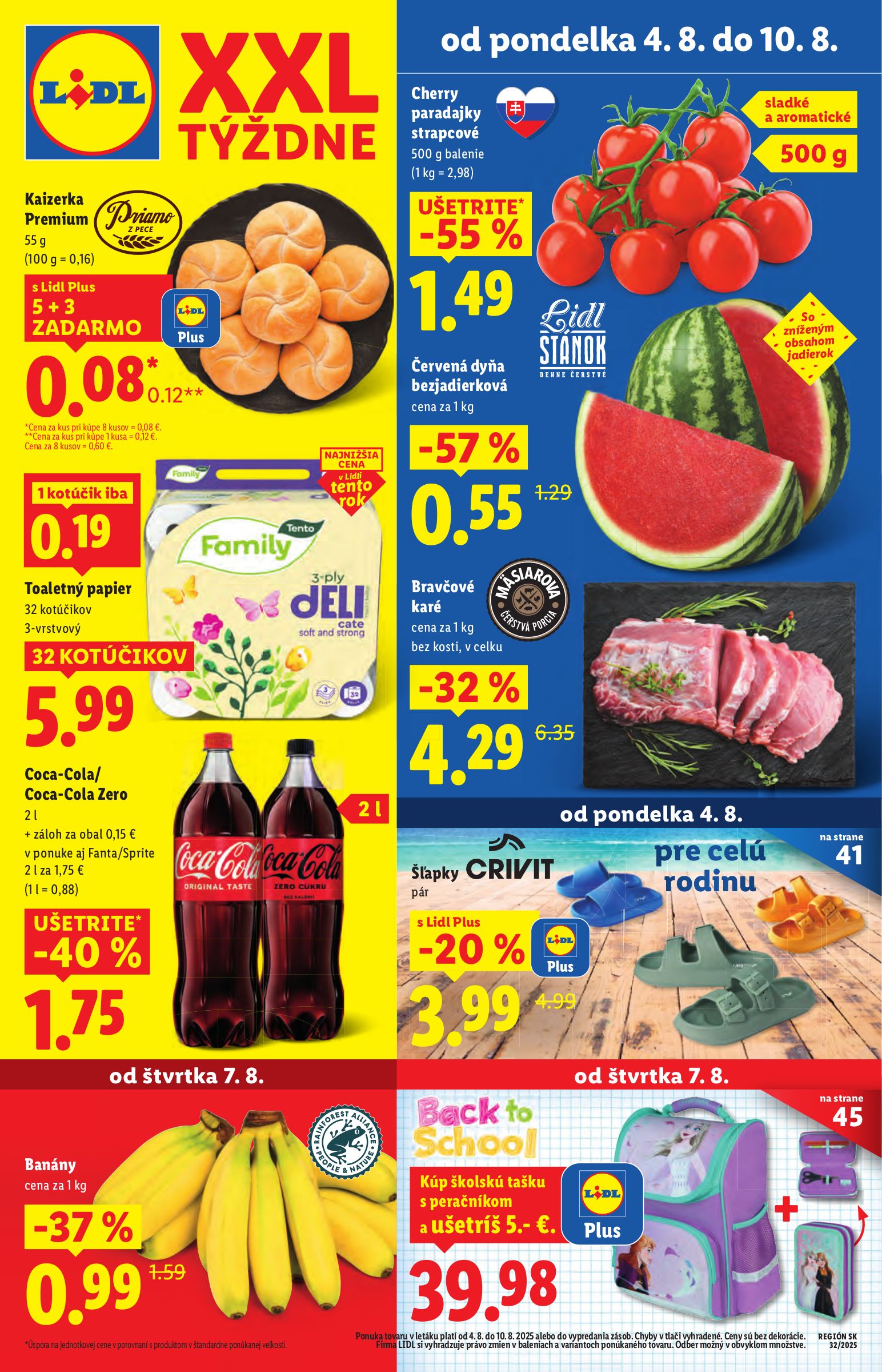 lidl - Leták Lidl platný od 04.08. do 10.08.