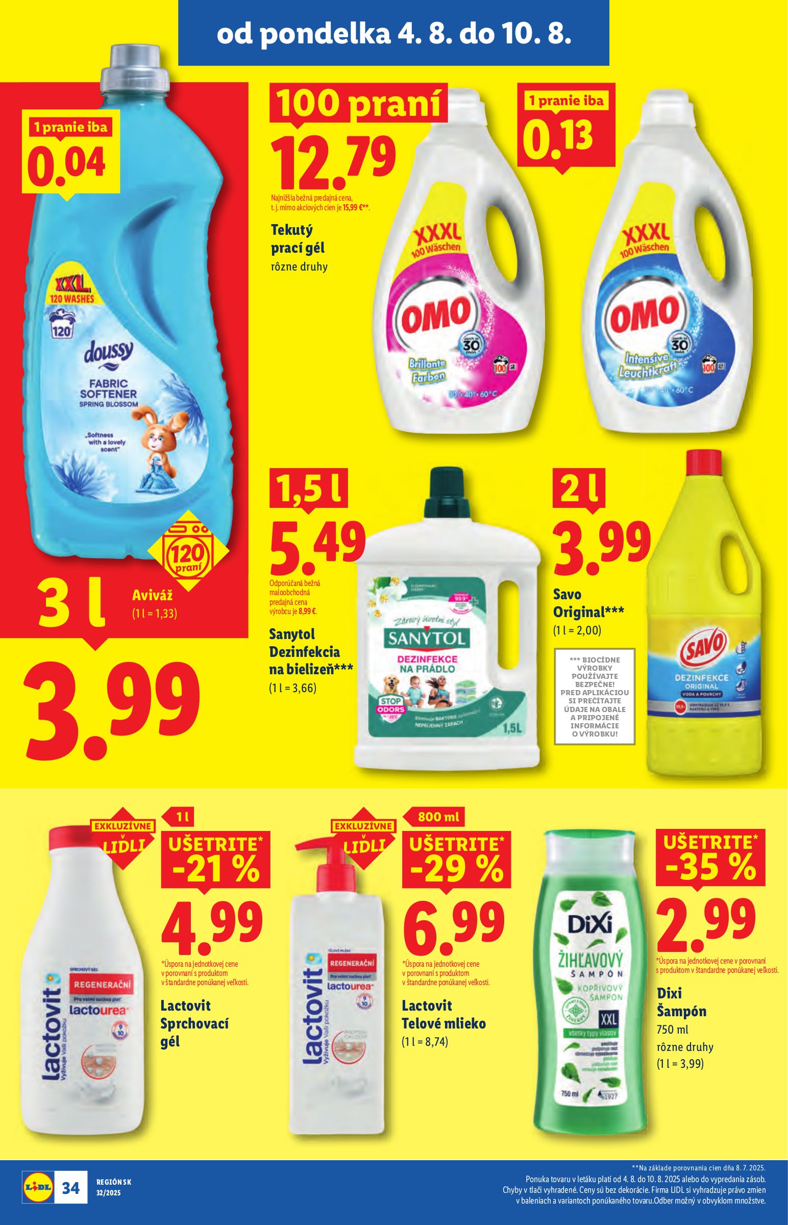 lidl - Leták Lidl platný od 04.08. do 10.08. - page: 42 lidl - Leták Lidl platný od 04.08. do 10.08. - page: 42