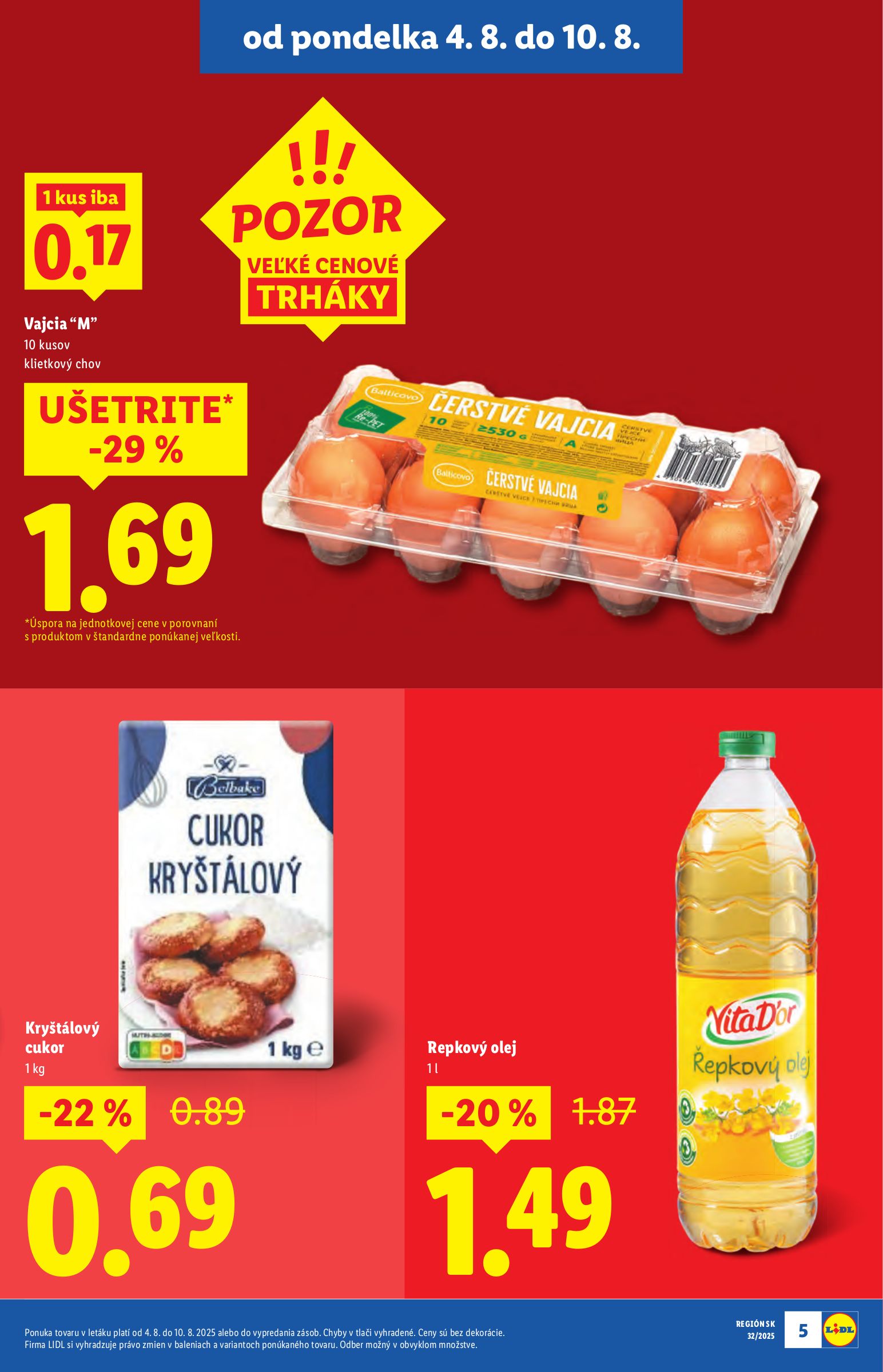 lidl - Leták Lidl platný od 04.08. do 10.08. - page: 5 lidl - Leták Lidl platný od 04.08. do 10.08. - page: 5