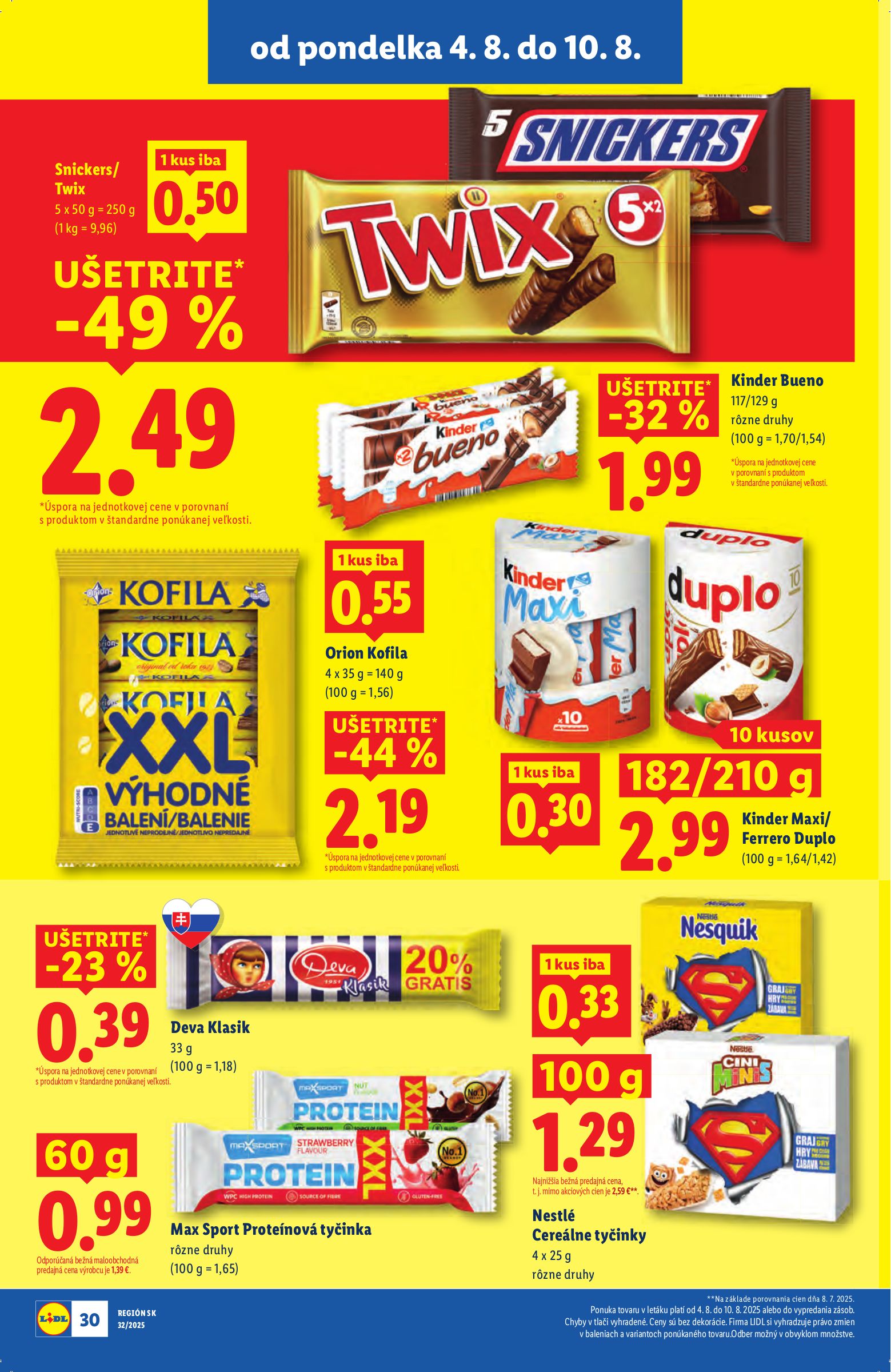 lidl - Leták Lidl platný od 04.08. do 10.08. - page: 36 lidl - Leták Lidl platný od 04.08. do 10.08. - page: 36