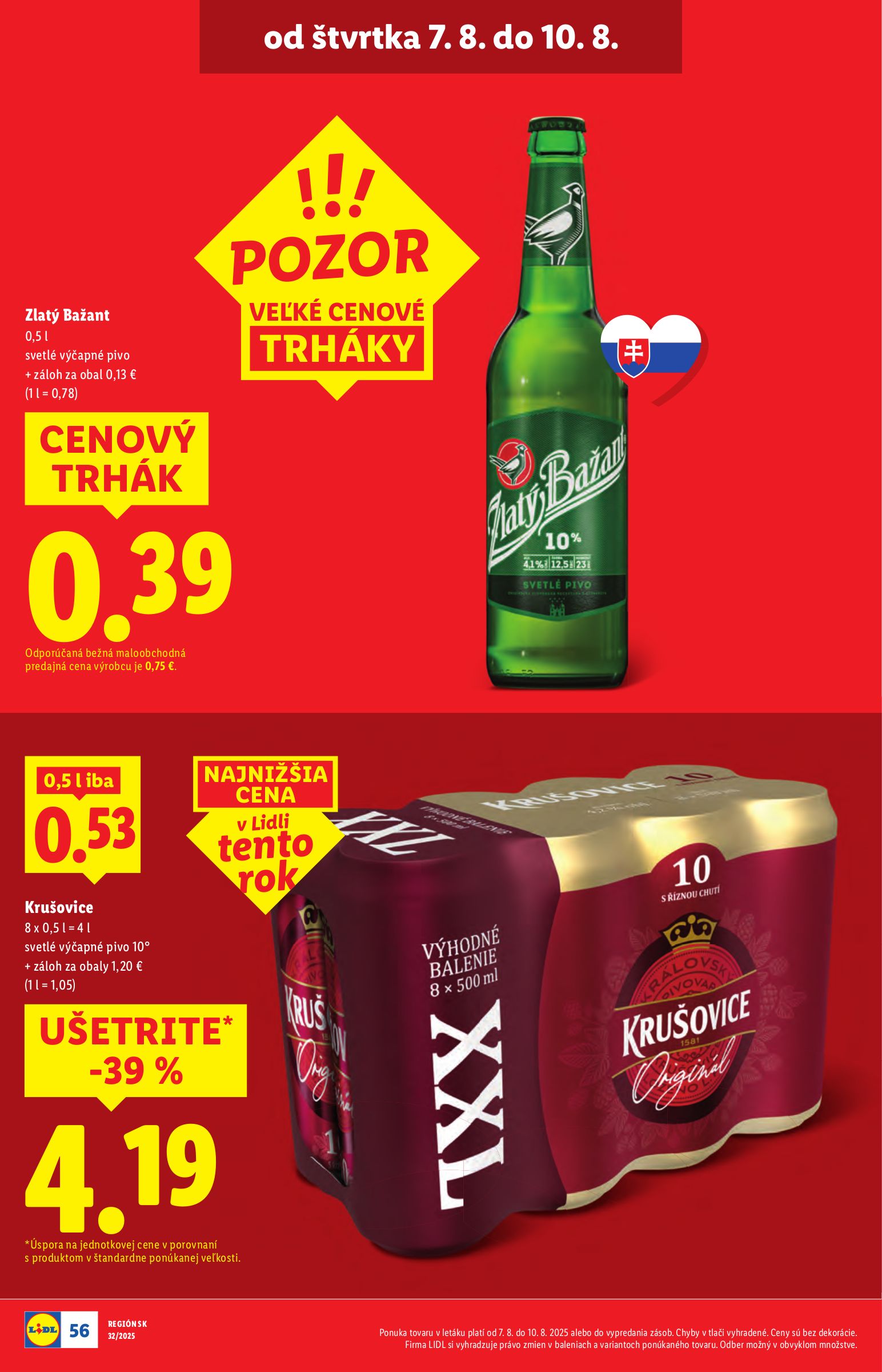 lidl - Leták Lidl platný od 04.08. do 10.08. - page: 62 lidl - Leták Lidl platný od 04.08. do 10.08. - page: 62