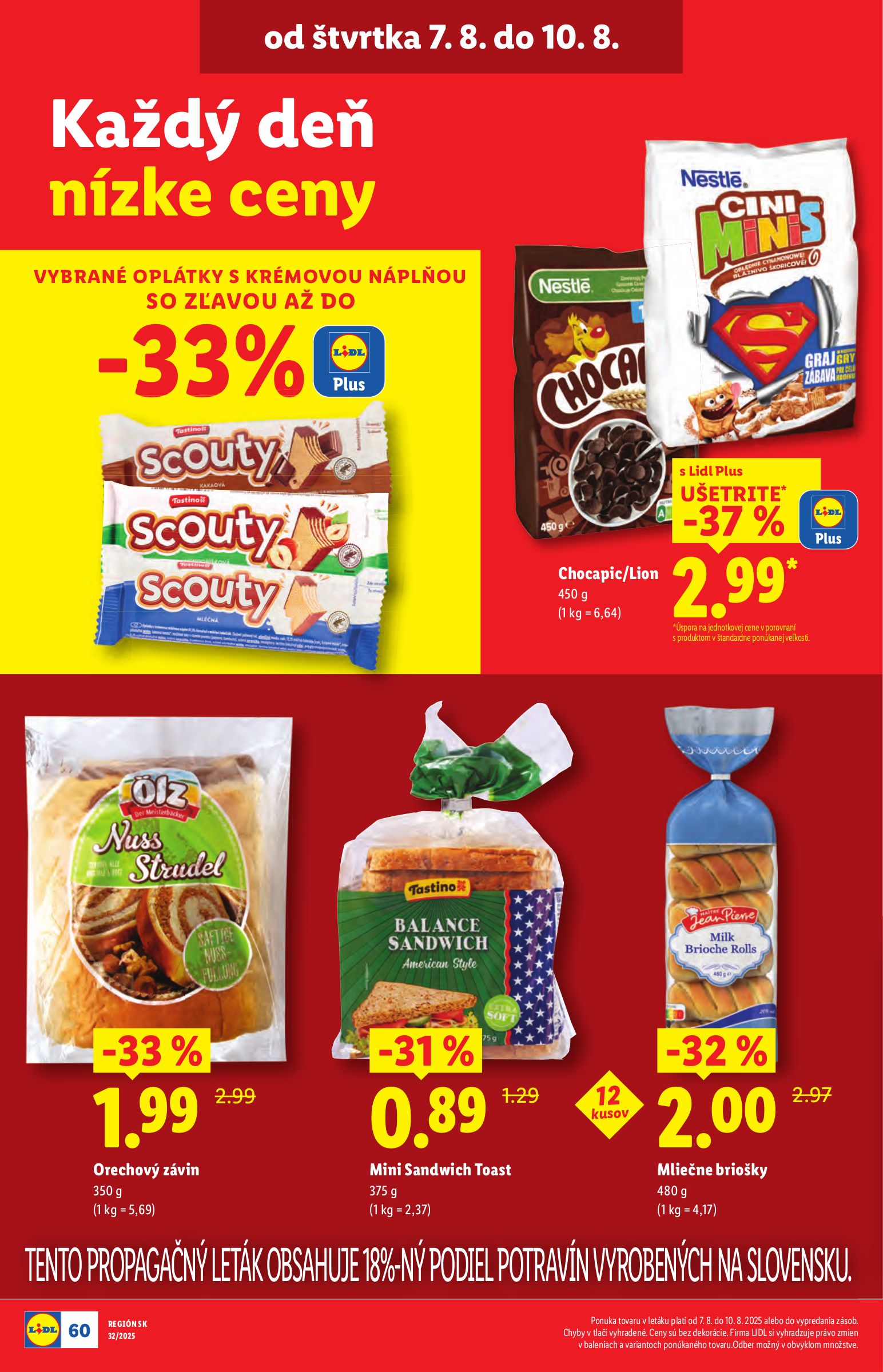 lidl - Leták Lidl platný od 04.08. do 10.08. - page: 66 lidl - Leták Lidl platný od 04.08. do 10.08. - page: 66