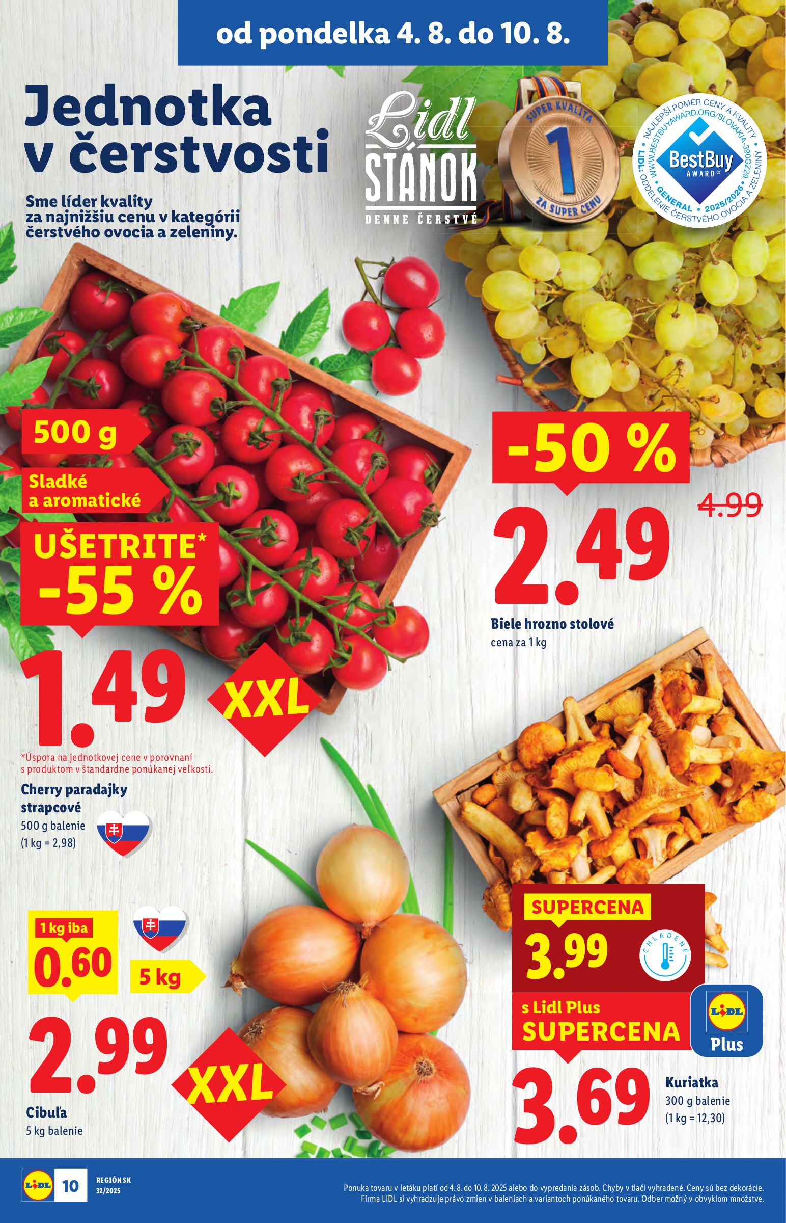 lidl - Leták Lidl platný od 04.08. do 10.08. - page: 10 lidl - Leták Lidl platný od 04.08. do 10.08. - page: 10