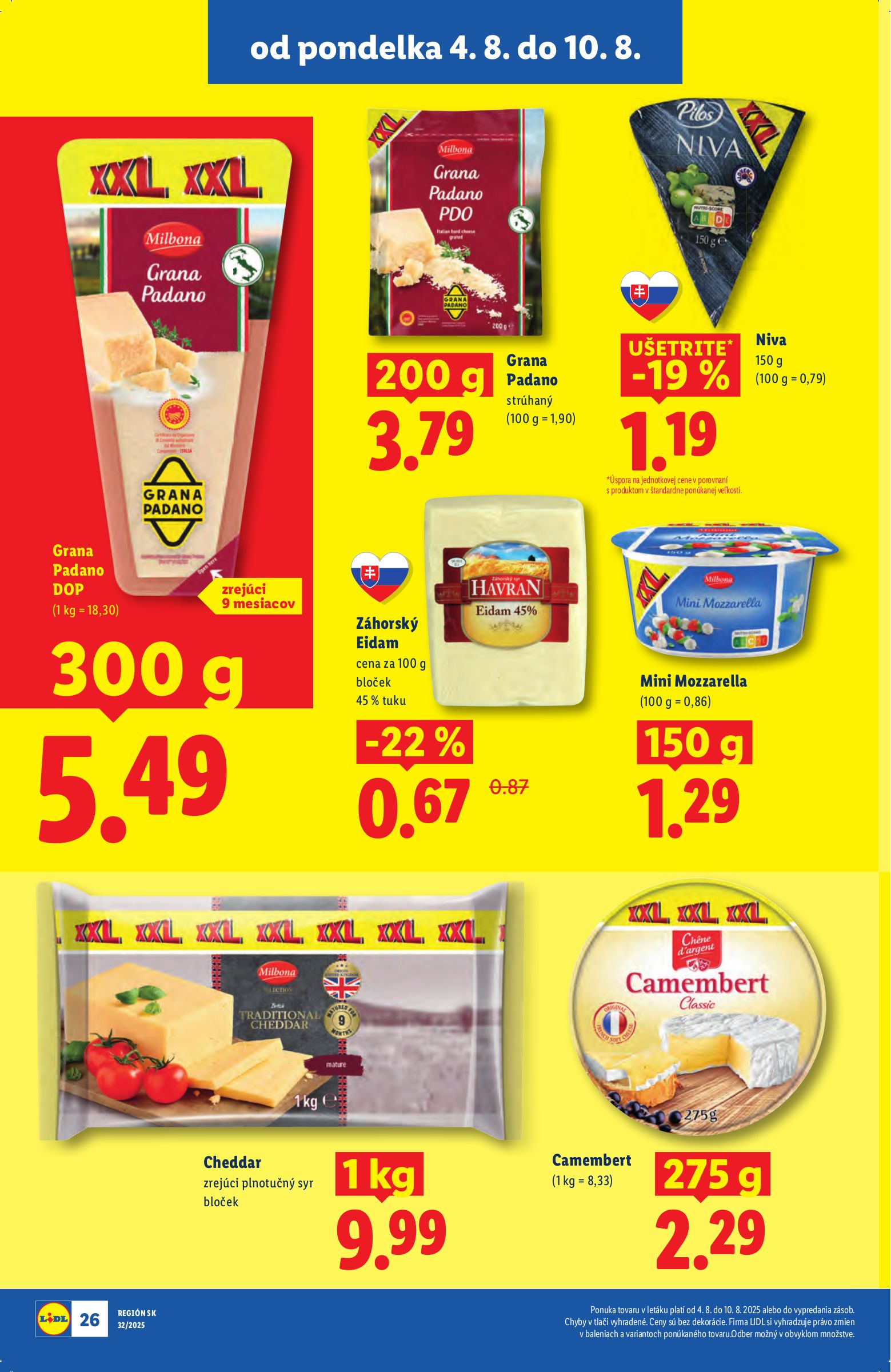 lidl - Leták Lidl platný od 04.08. do 10.08. - page: 32 lidl - Leták Lidl platný od 04.08. do 10.08. - page: 32