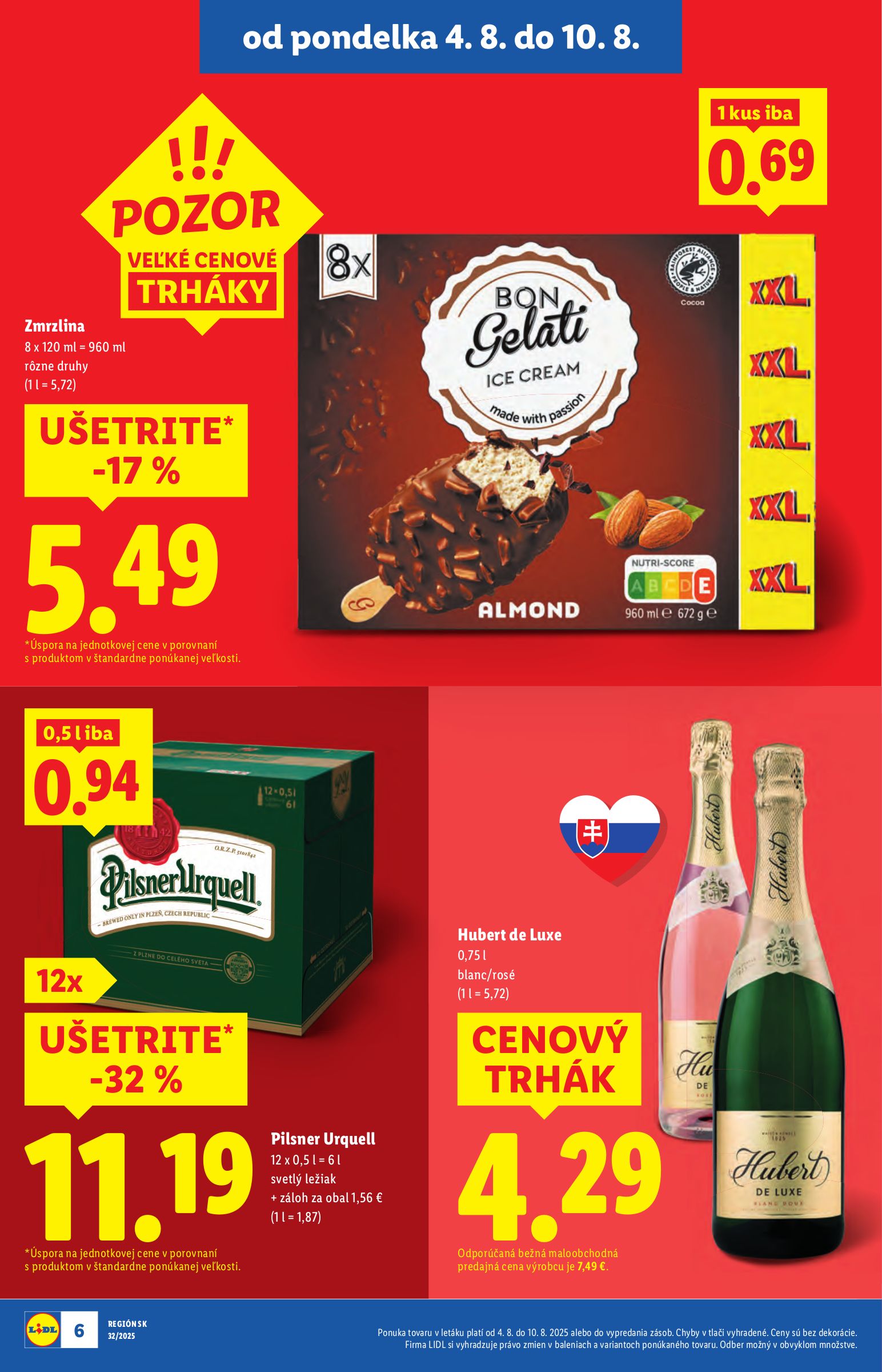 lidl - Leták Lidl platný od 04.08. do 10.08. - page: 6 lidl - Leták Lidl platný od 04.08. do 10.08. - page: 6