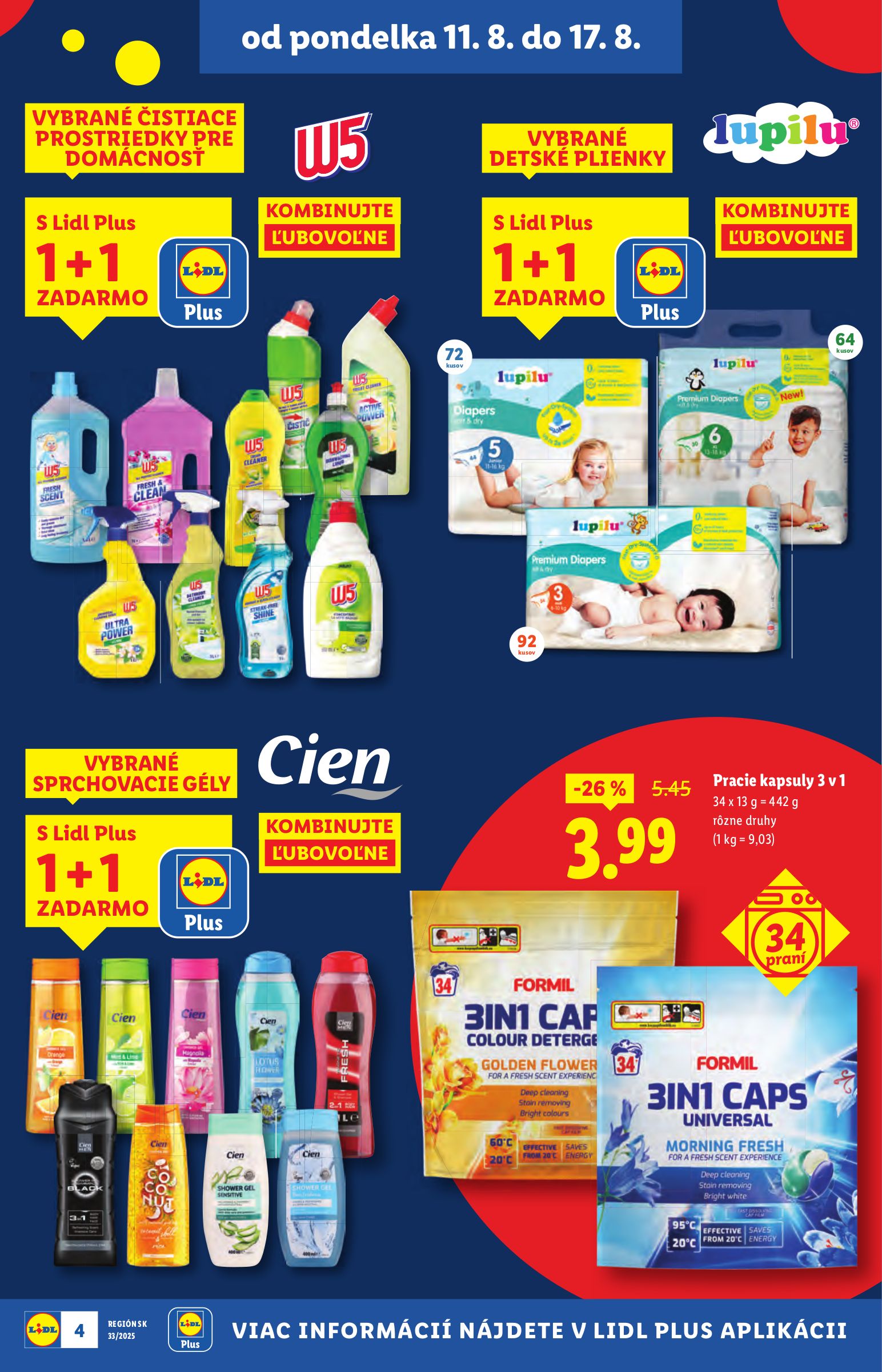 lidl - Leták Lidl - Špeciálne akcie - vybrané predajne platný od 11.08. do 17.08. - page: 4