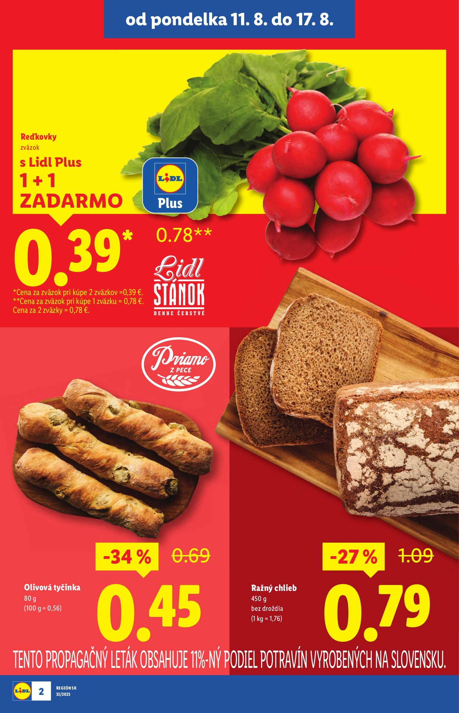 lidl - Leták Lidl - Špeciálne akcie - vybrané predajne platný od 11.08. do 17.08. - page: 2